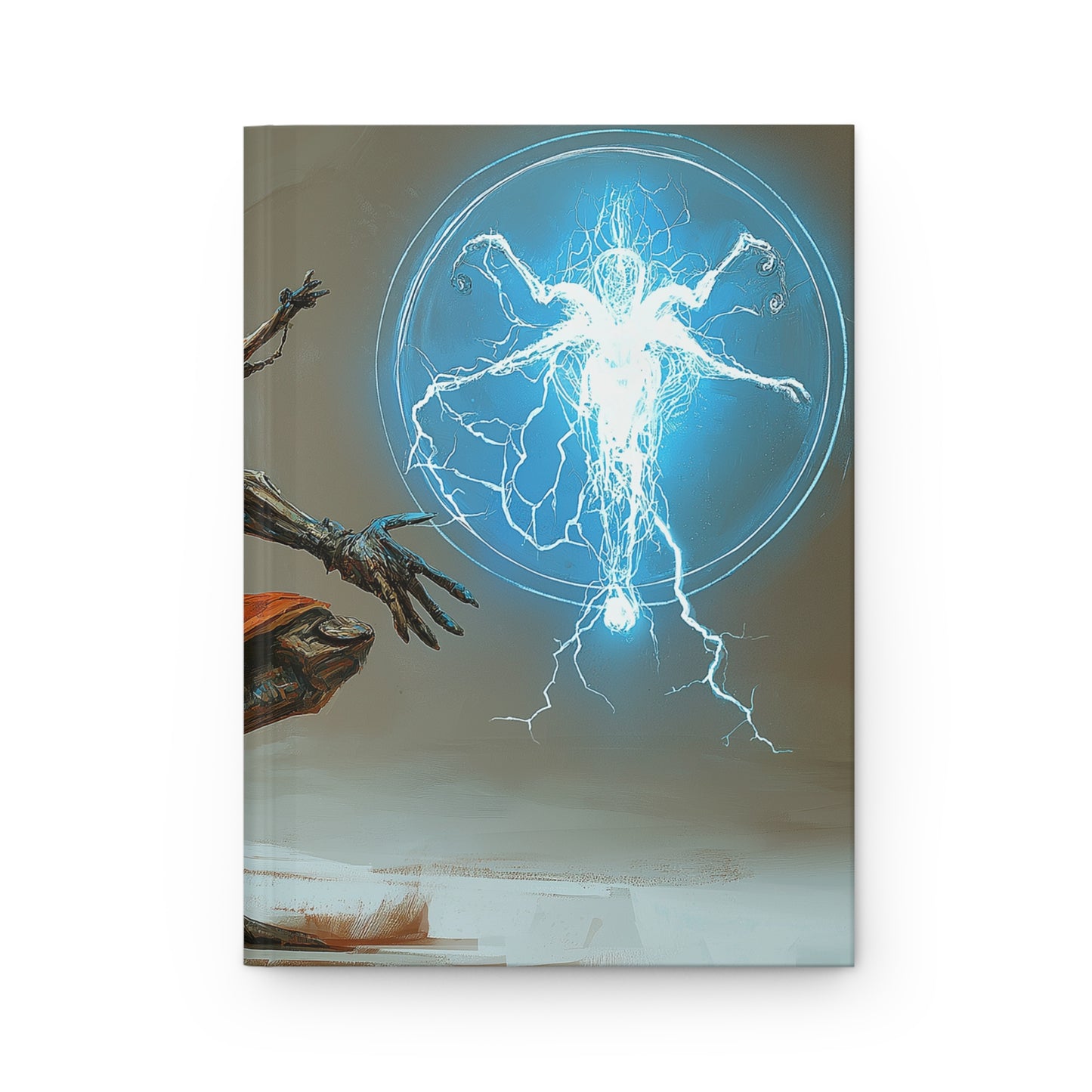 Cyber Monk Meditation Journal – Neon Circuit Enlightenment