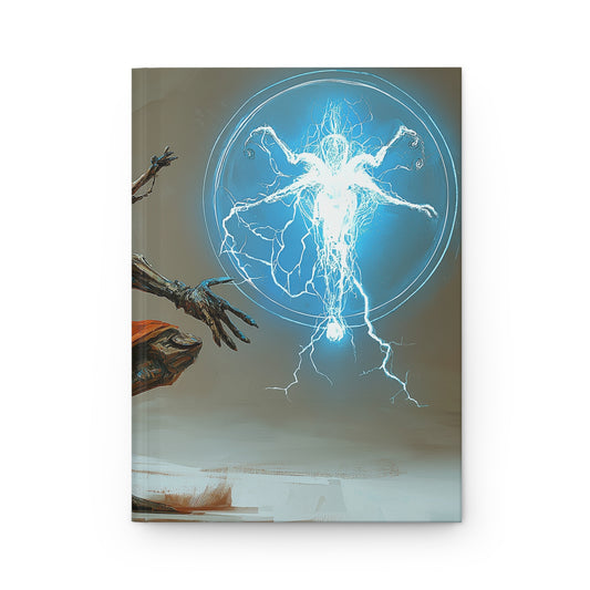 Cyber Monk Meditation Journal – Neon Circuit Enlightenment