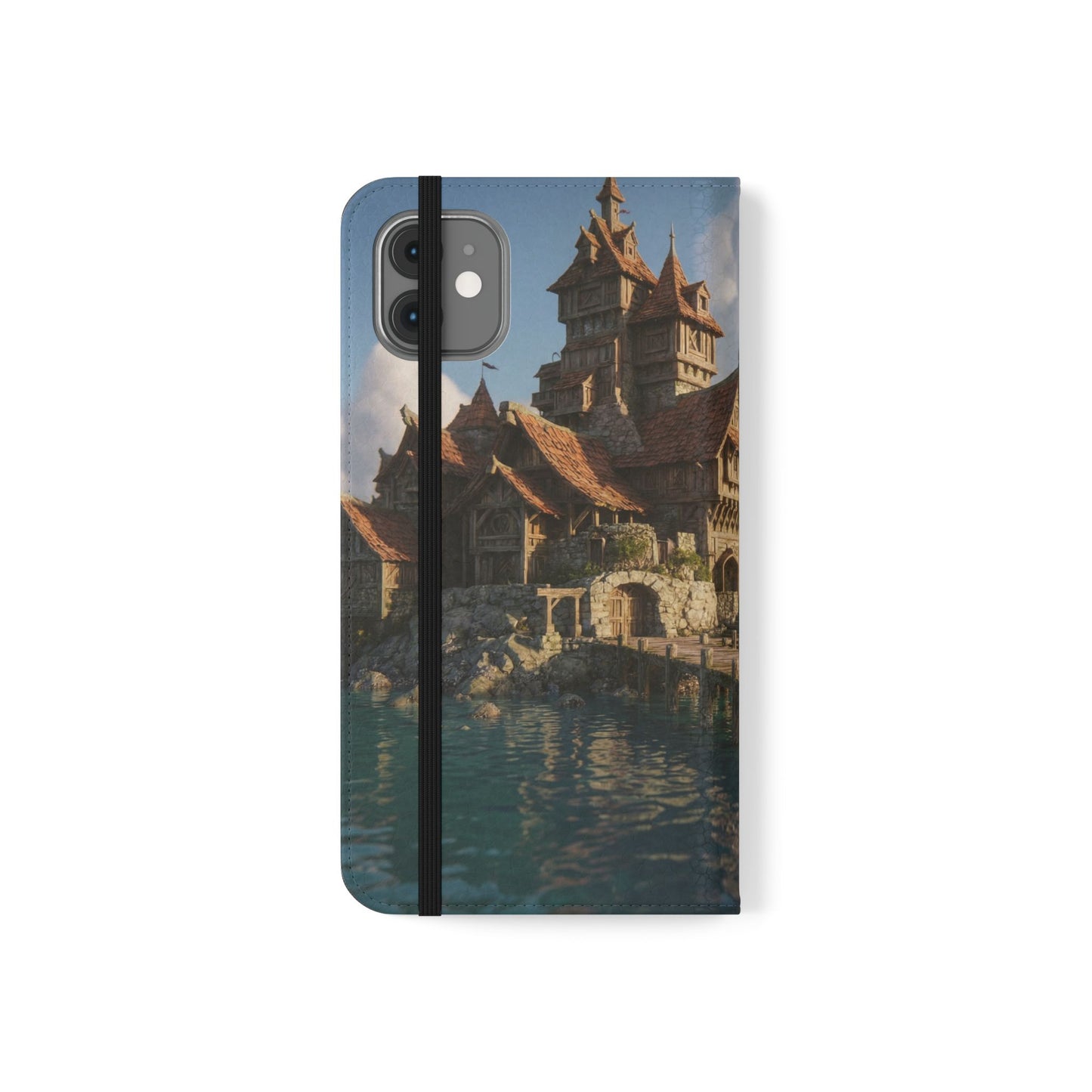 Cobblestone Harbor Flip Cases – Timber Town Seaside Walkway