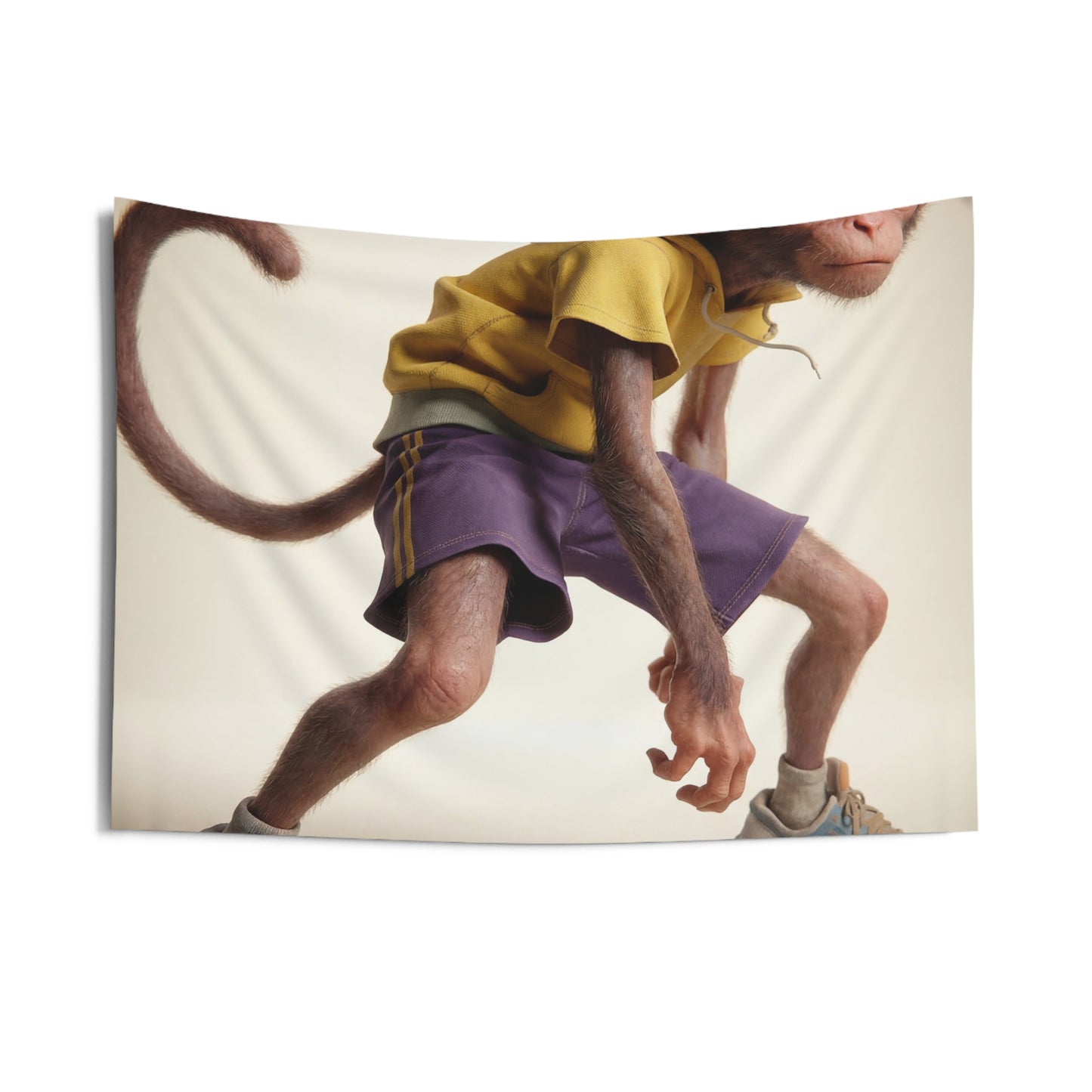 Athletic Monkey Indoor Wall Tapestries – Ready to Sprint Through Your Space