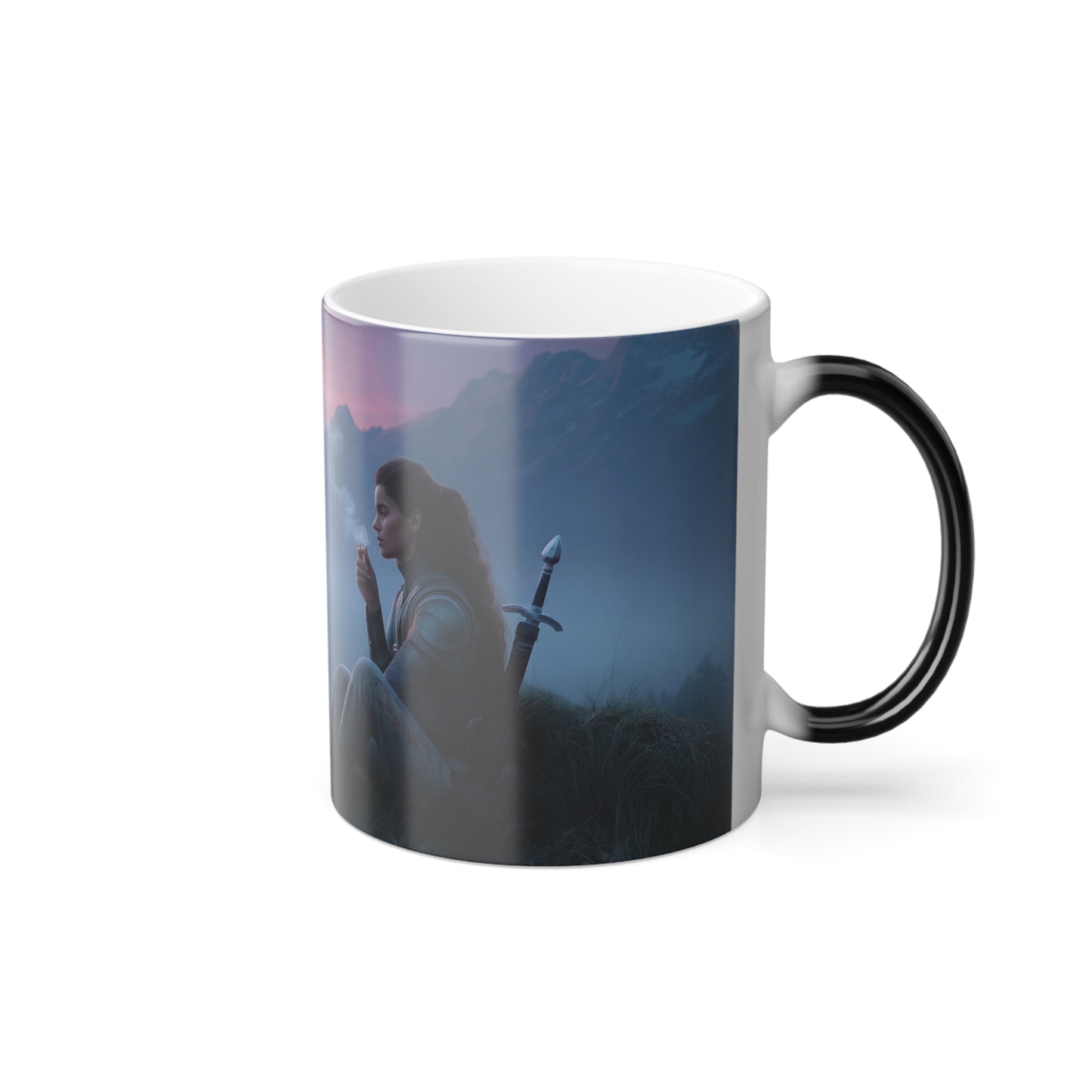 Misty Peak Guardian Mug – Dragon Companion Coffee Cup