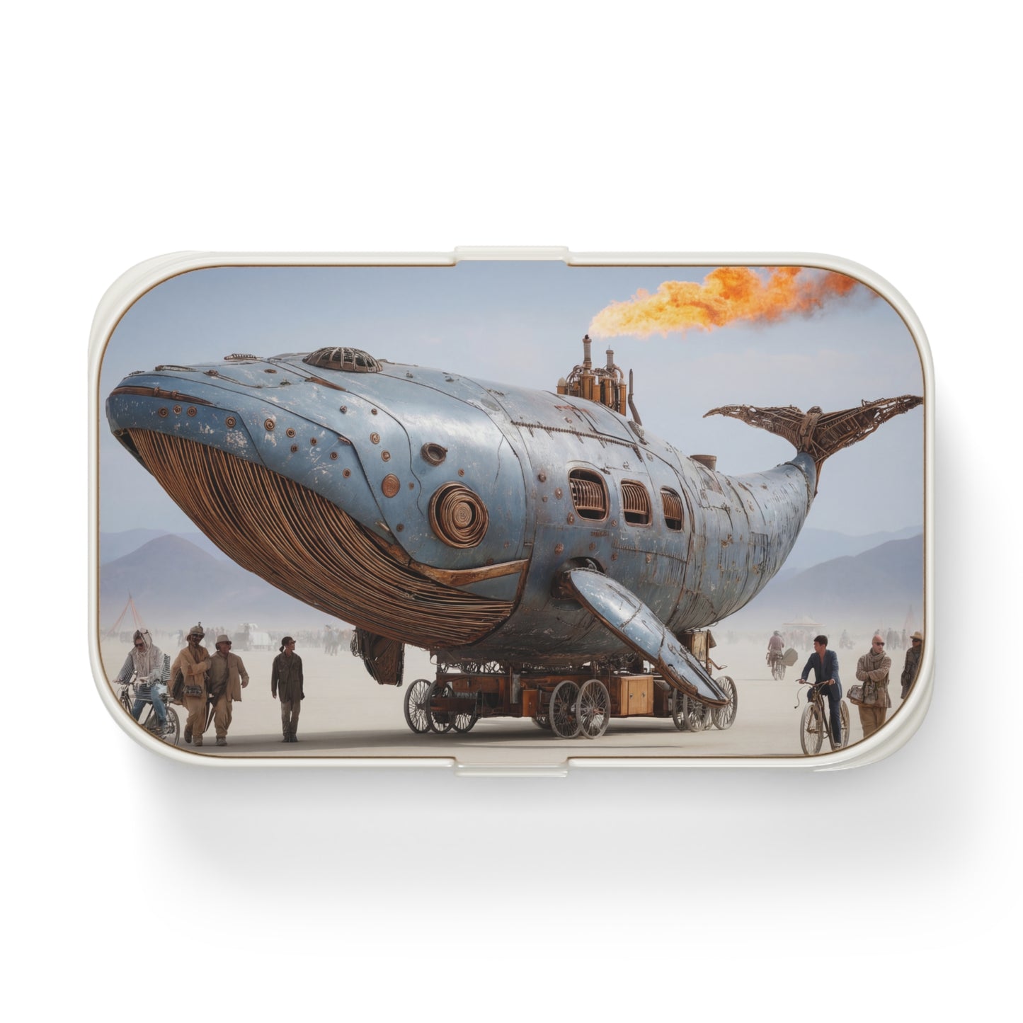 Steam Whale Bento Lunch Box – Desert Carnival Engine Dreamscape