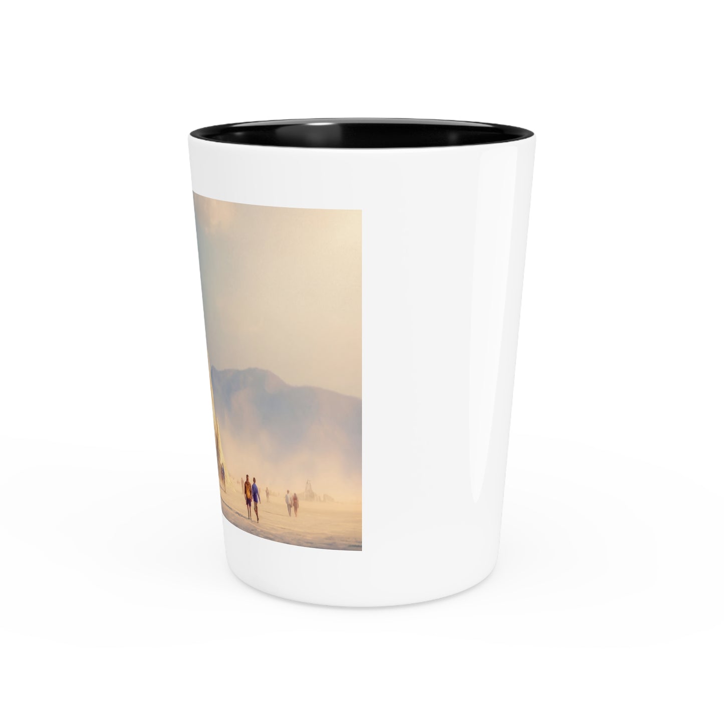 Sandcastle Sentinel Shot Glass – Gilded Desert Gate