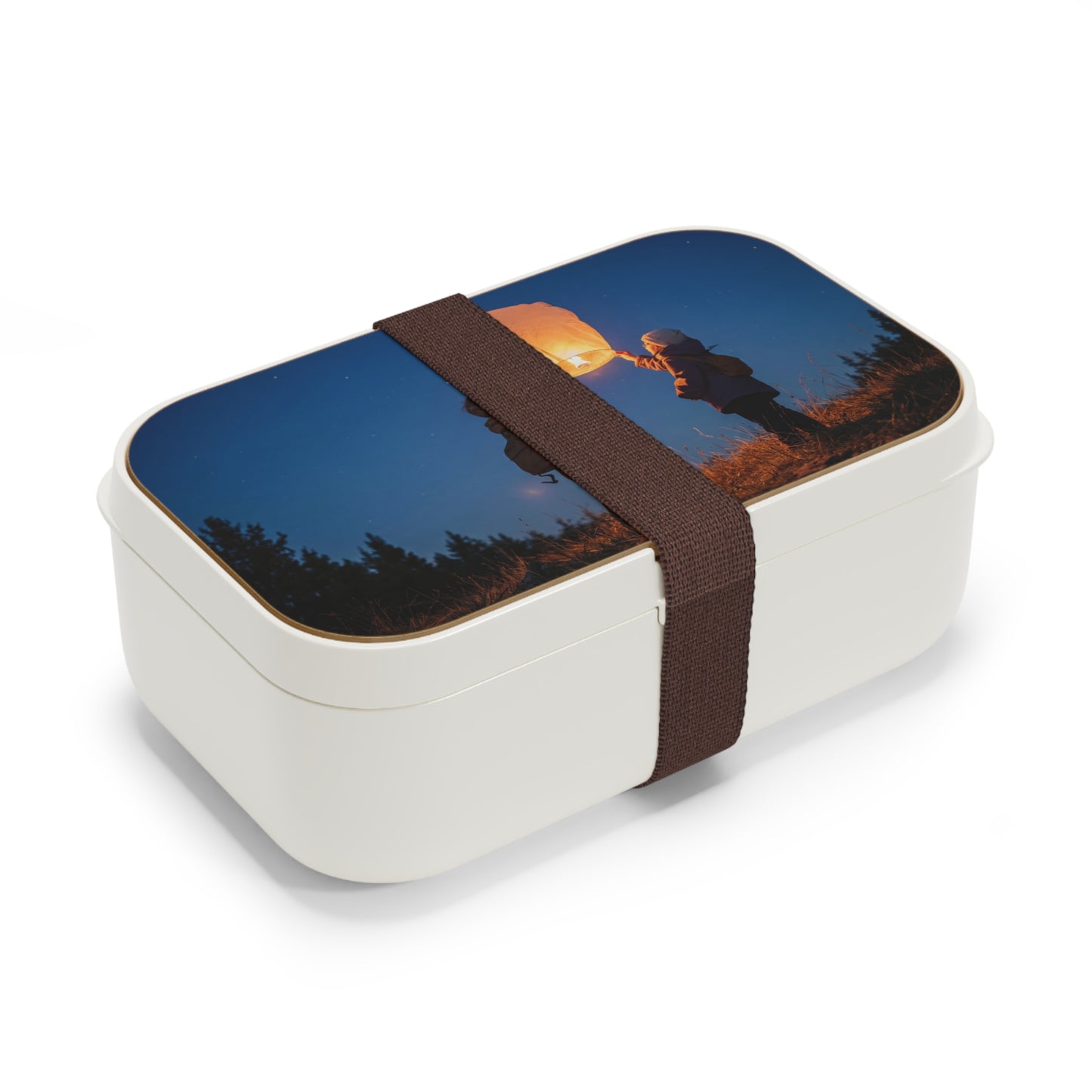 Starlit Lantern Bento Lunch Box – Shared Wishes Under Midnight Sky