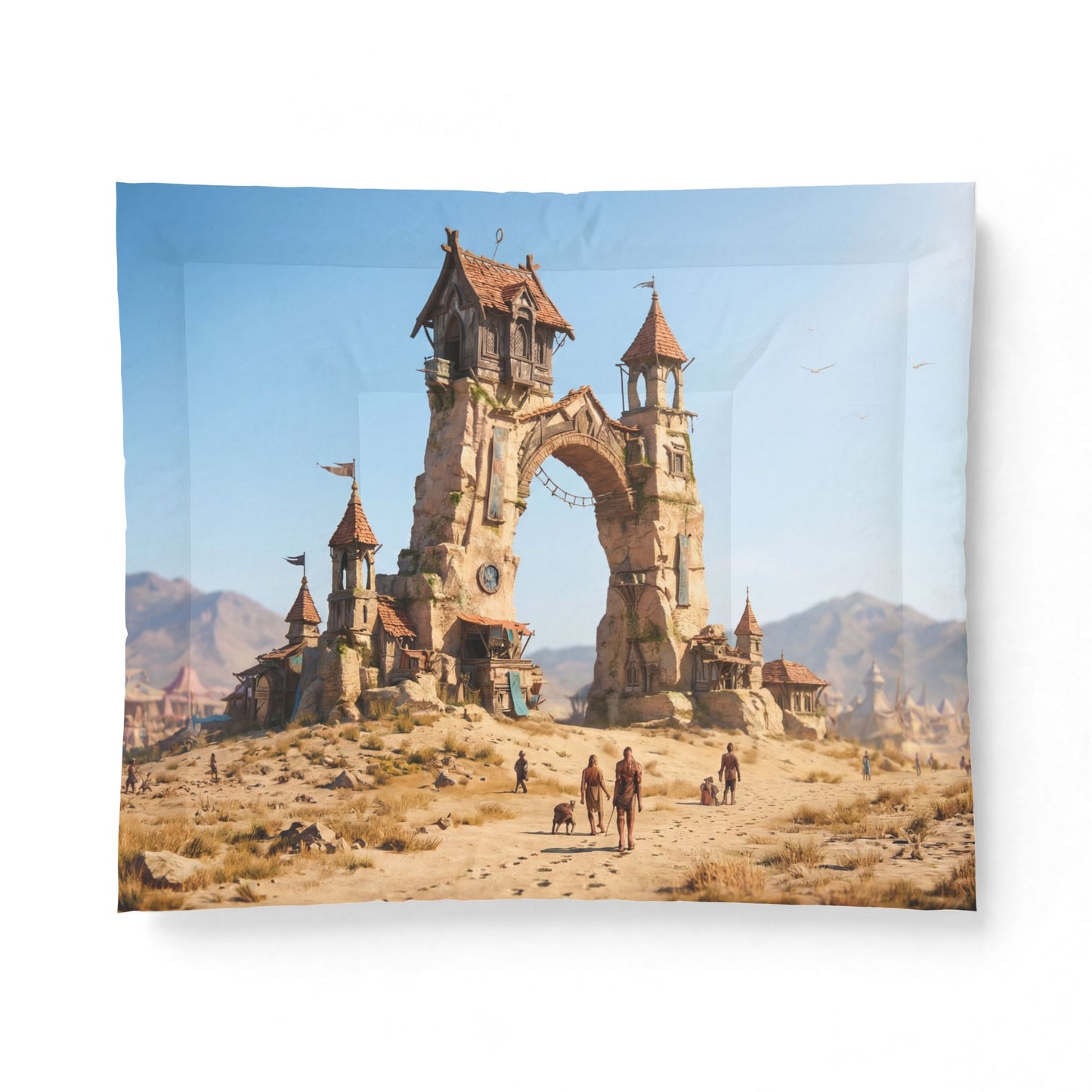 Desert Sentinel Archway Comforter – Sunstone Gateway Tapestry