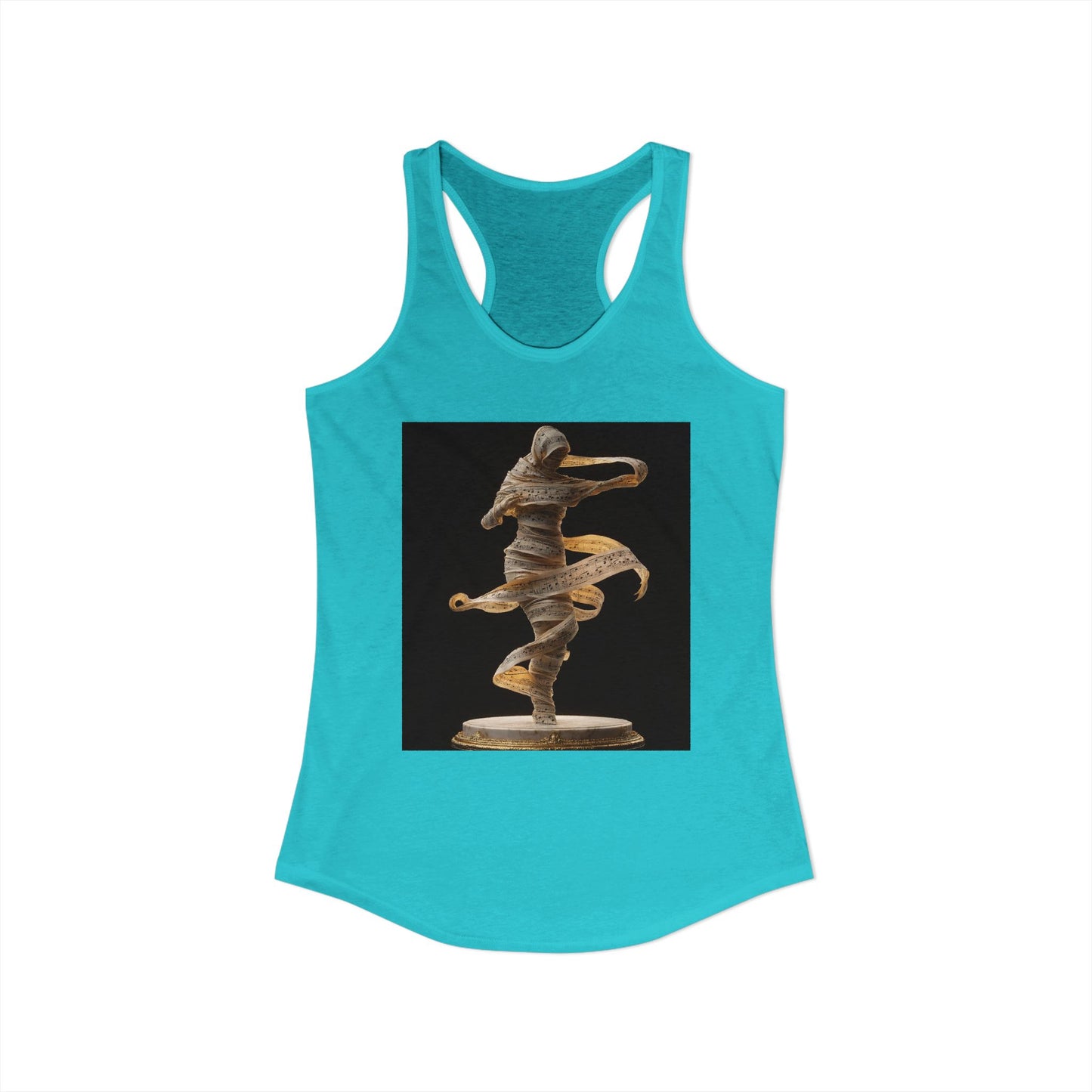 Ethereal Music Muse Racerback Tank – Golden Score Whirlwind Art