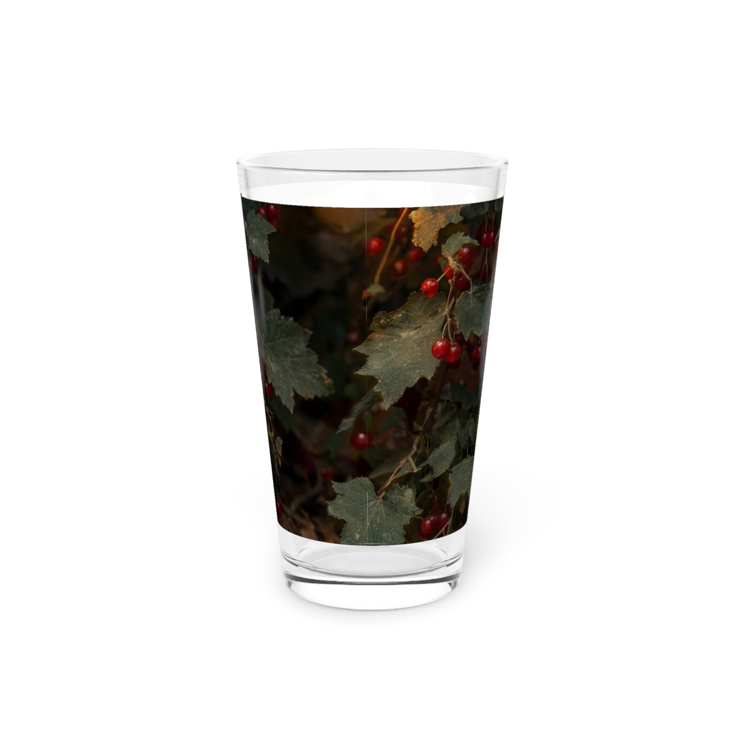 Candlelit Forager Mouse Pint Glass, 16oz – Autumn’s Secret Harvest