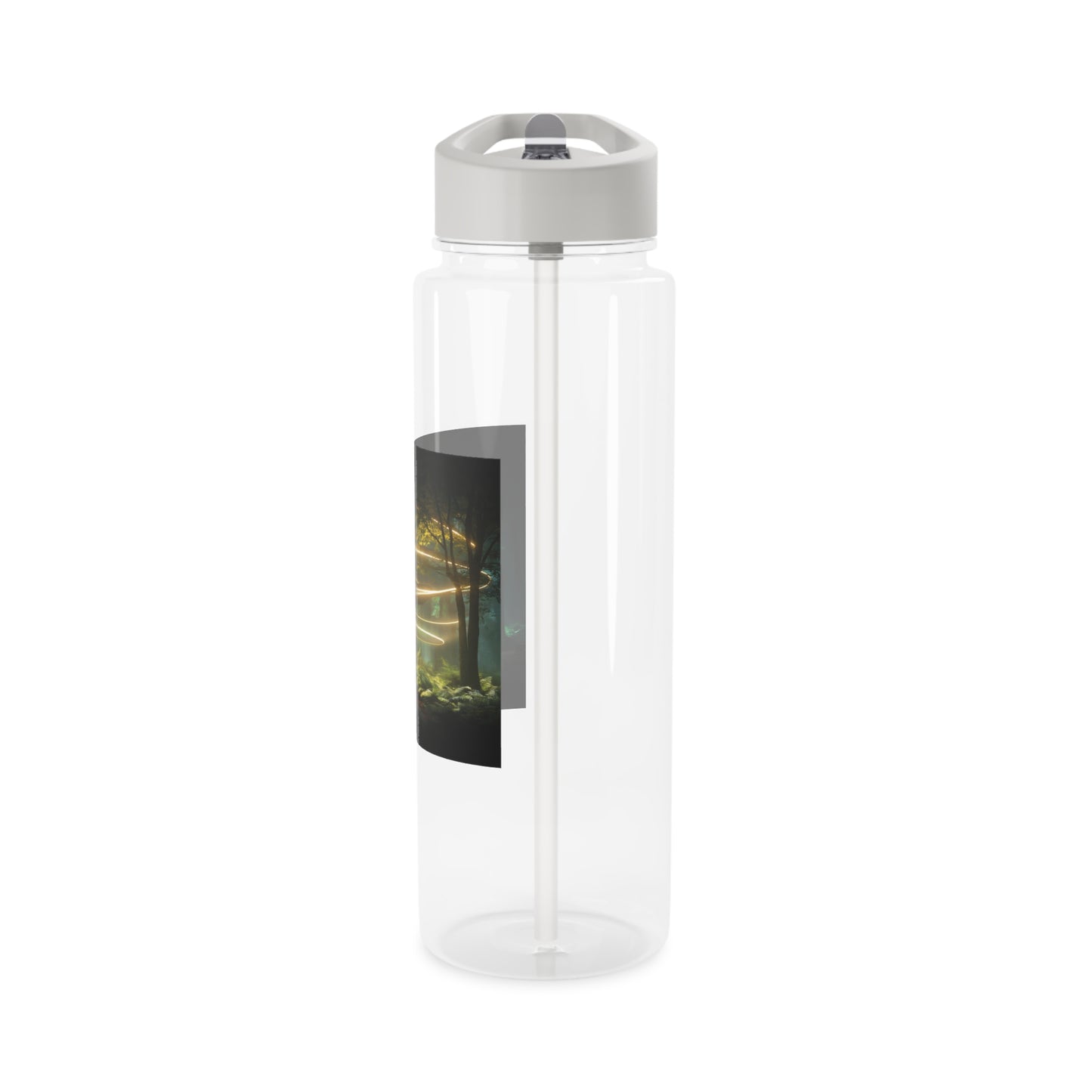 Spiral Light Guardian Tritan Water Bottle – Forest Sentinel Vortex
