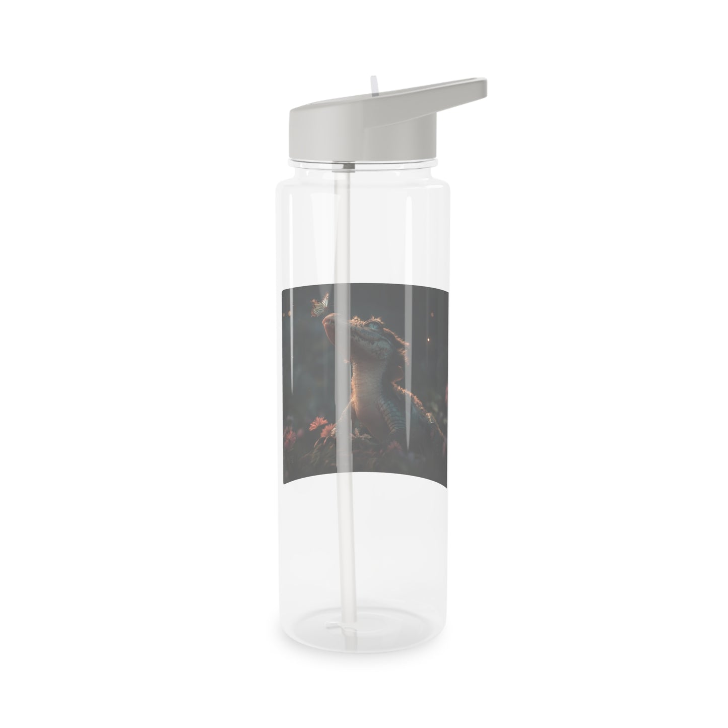 Mossy Croc Guardian Water Bottle – Tender Butterfly Encounter