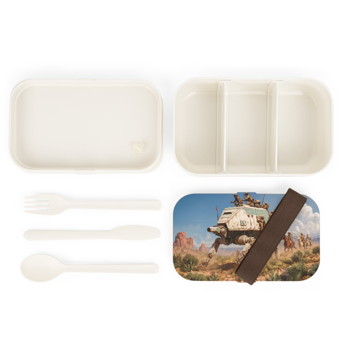 Desert Frontier Walker Bento Lunch Box – Dusty Tech Meets Cowboy Sun