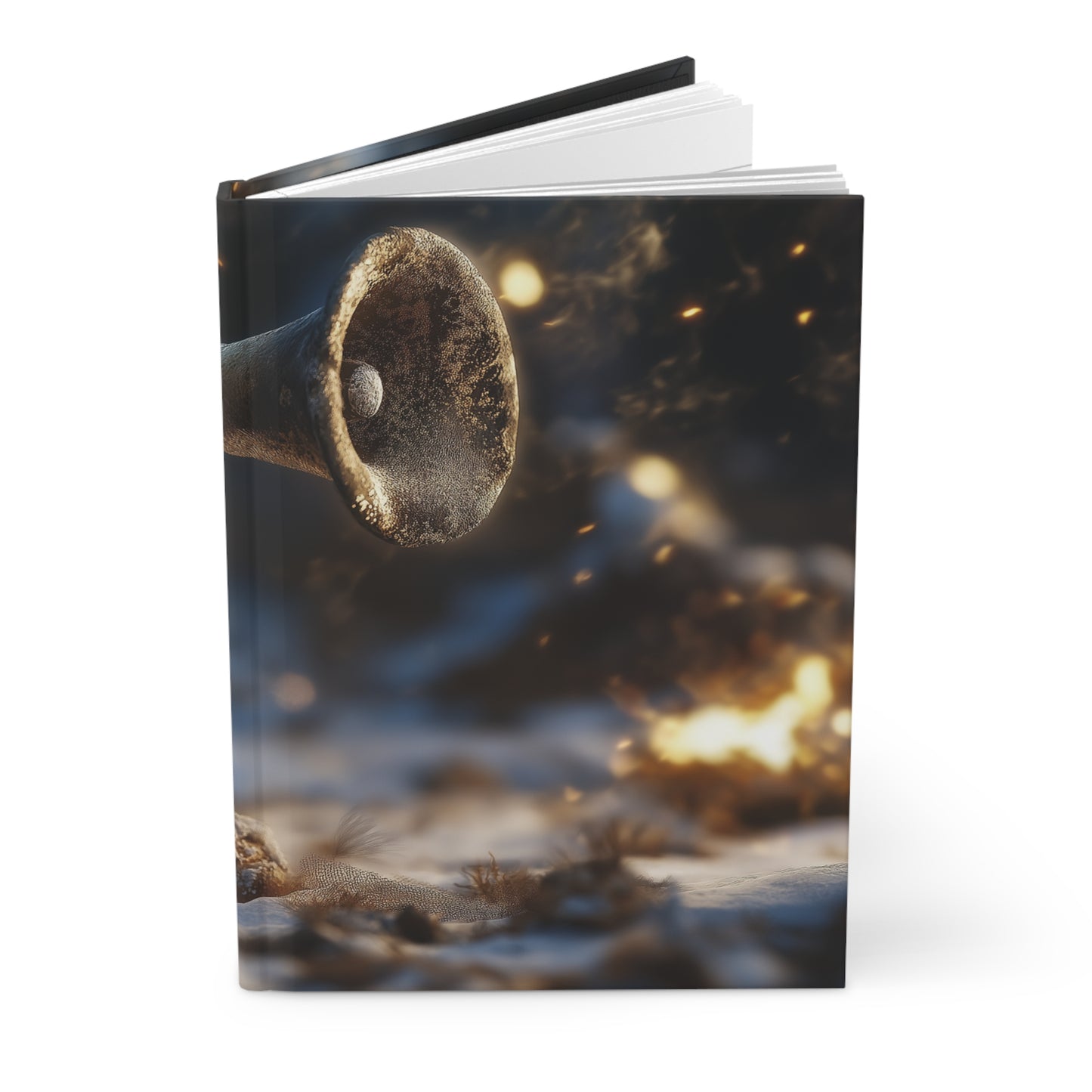 Gingerbread Megaphone Journal Matte – Festive Winter Rally Cry