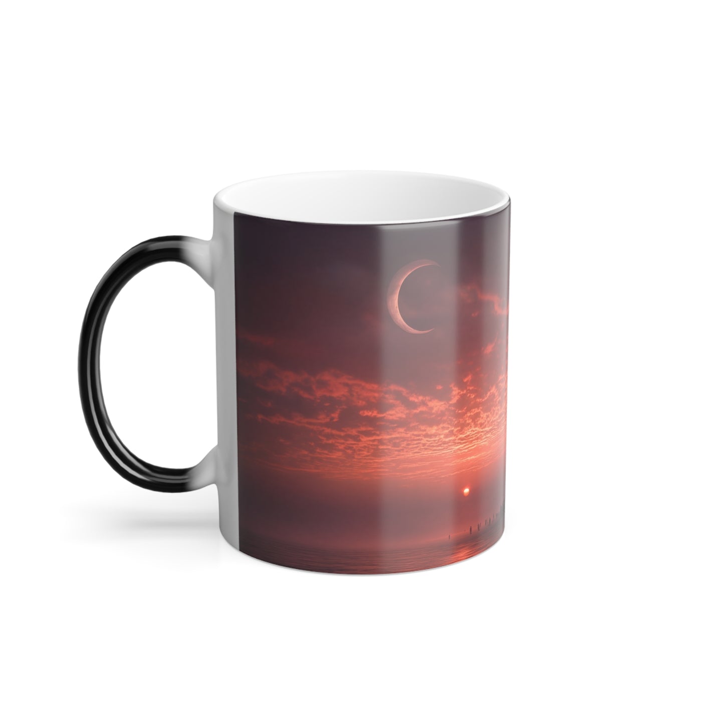 Stairway to Dawn Color Morphing Mug, 11oz – Crimson Horizon Sentinel