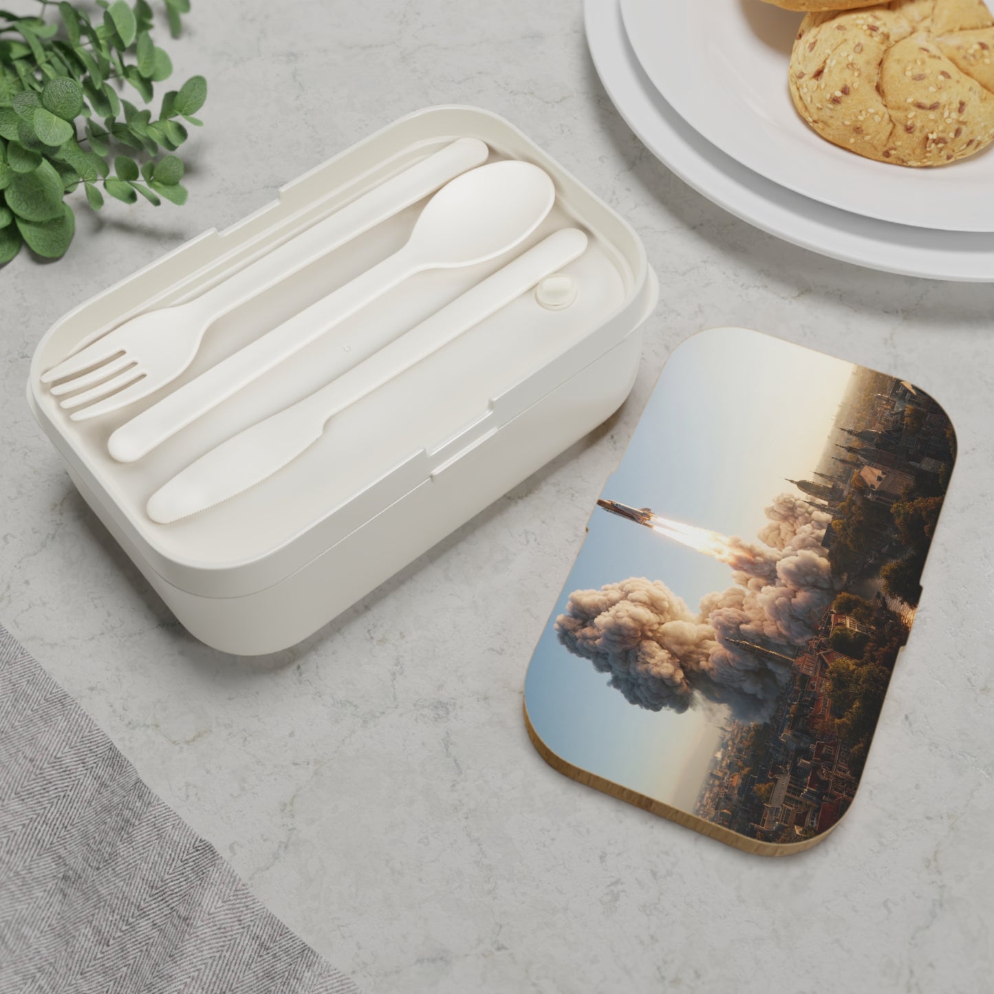 Rocket Launch Bento Lunch Box – Urban Skyward Escape