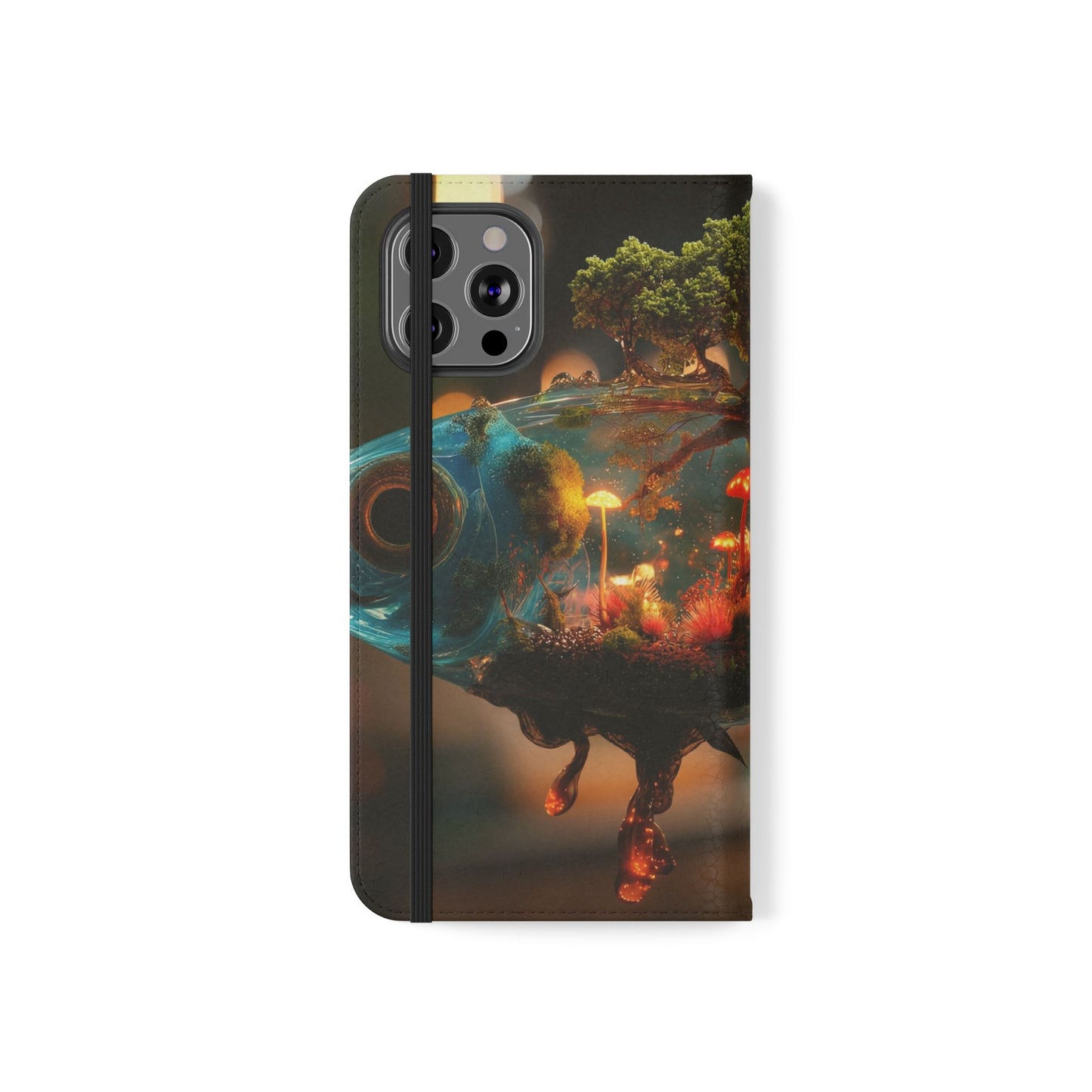 Forest Fish Flip Case – Liquid Glowwood Dreamscape