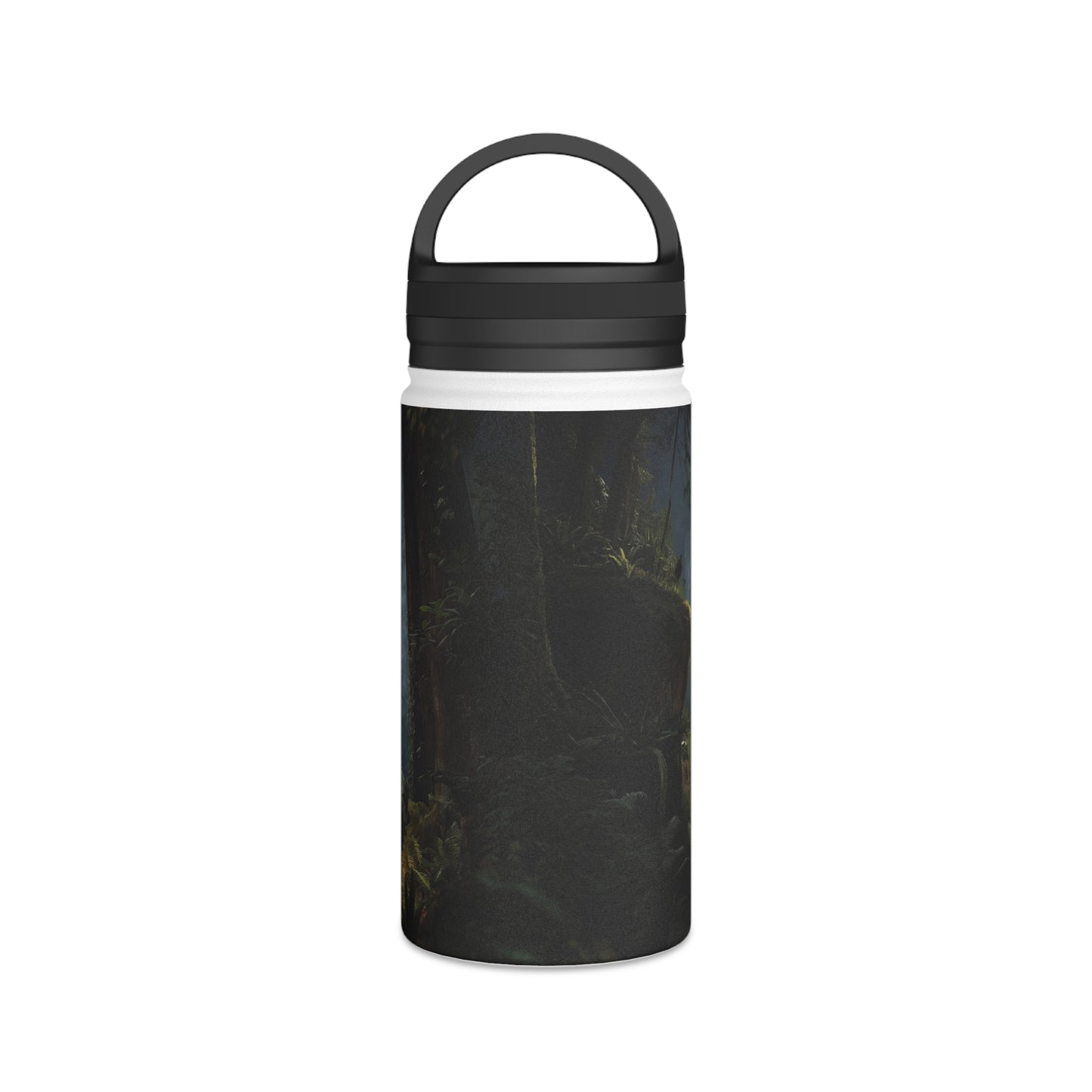 Lungs of the Wild Stainless Steel Water Bottle, Handle Lid – Breath of the Ancient Grove