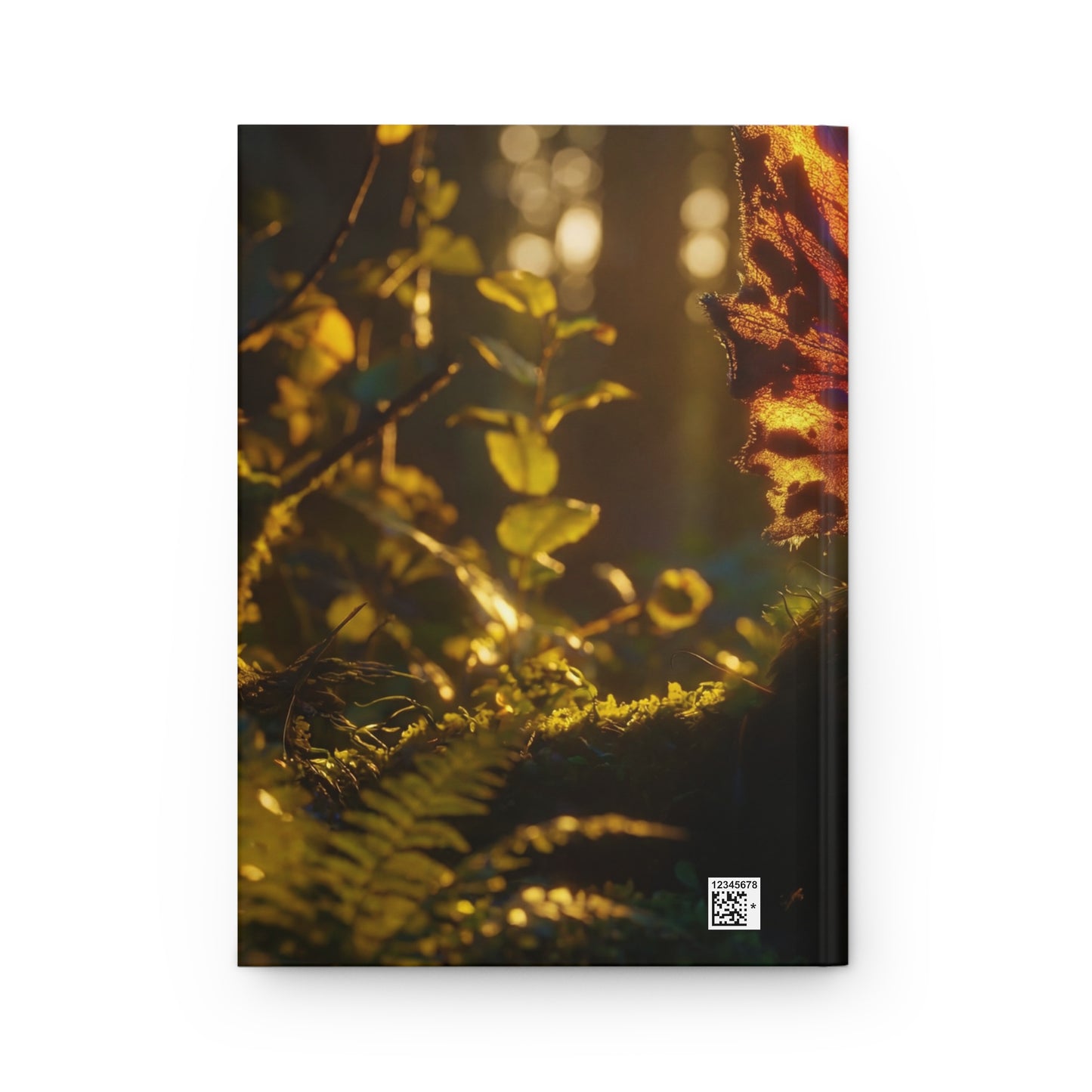 Sunlit Forest Dragonling Hardcover Journal Matte – Golden Winged Whispers of the Wild