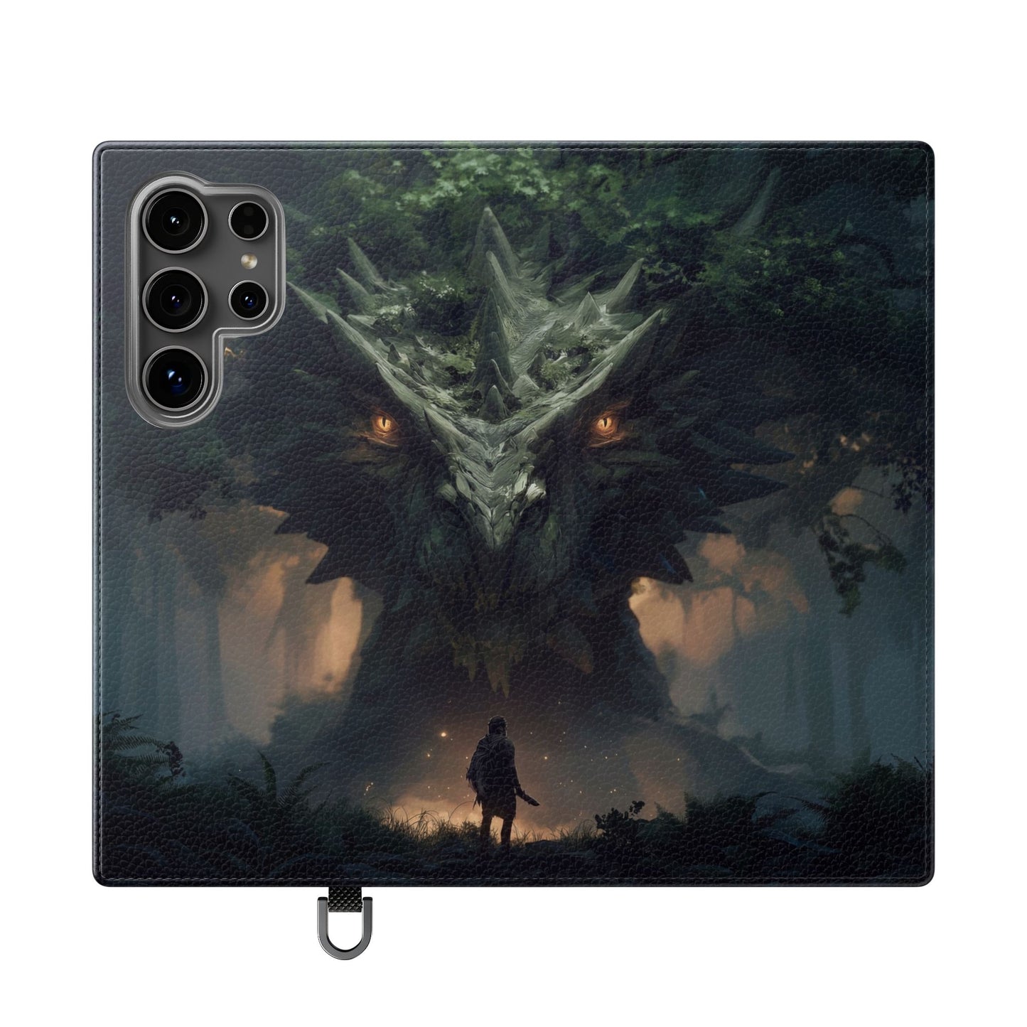 Guardian Beast Flip Cases – Moss-Clad Titan Facing the Wanderer