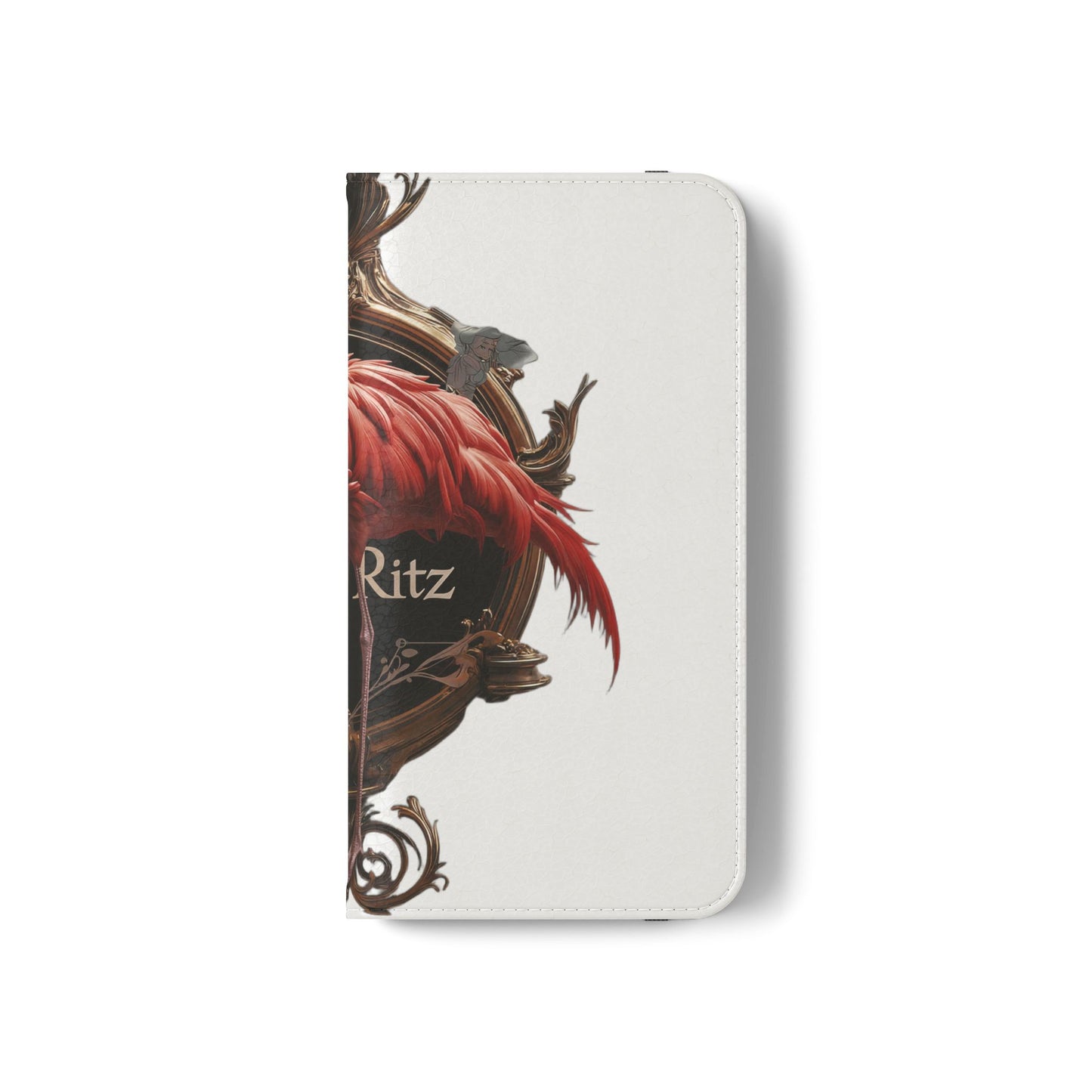 The Ritz Flamingo Flip Cases – Gilded Ornate Frame Art Design