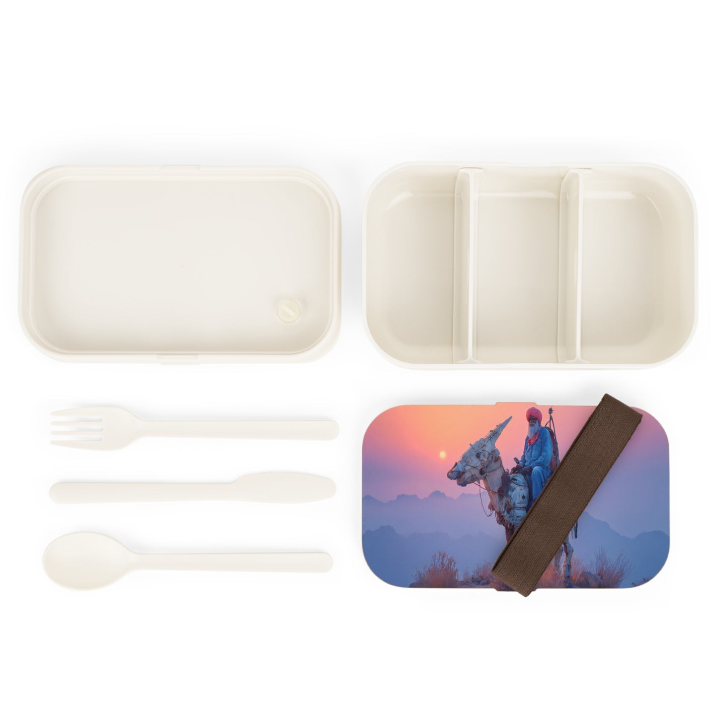 Desert Sage on Mech-Donkey Bento Lunch Box – Sunset Odyssey