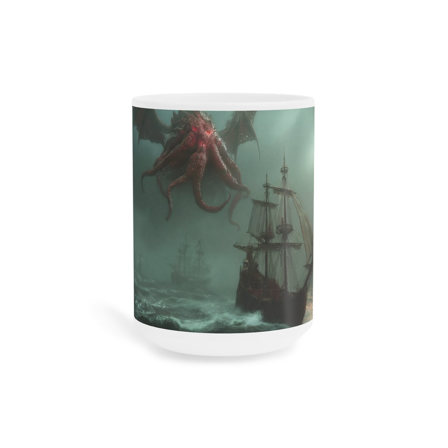 Leviathan’s Roar Ceramic Mugs (11oz\15oz\20oz) – Storm-Swept Ocean Horror