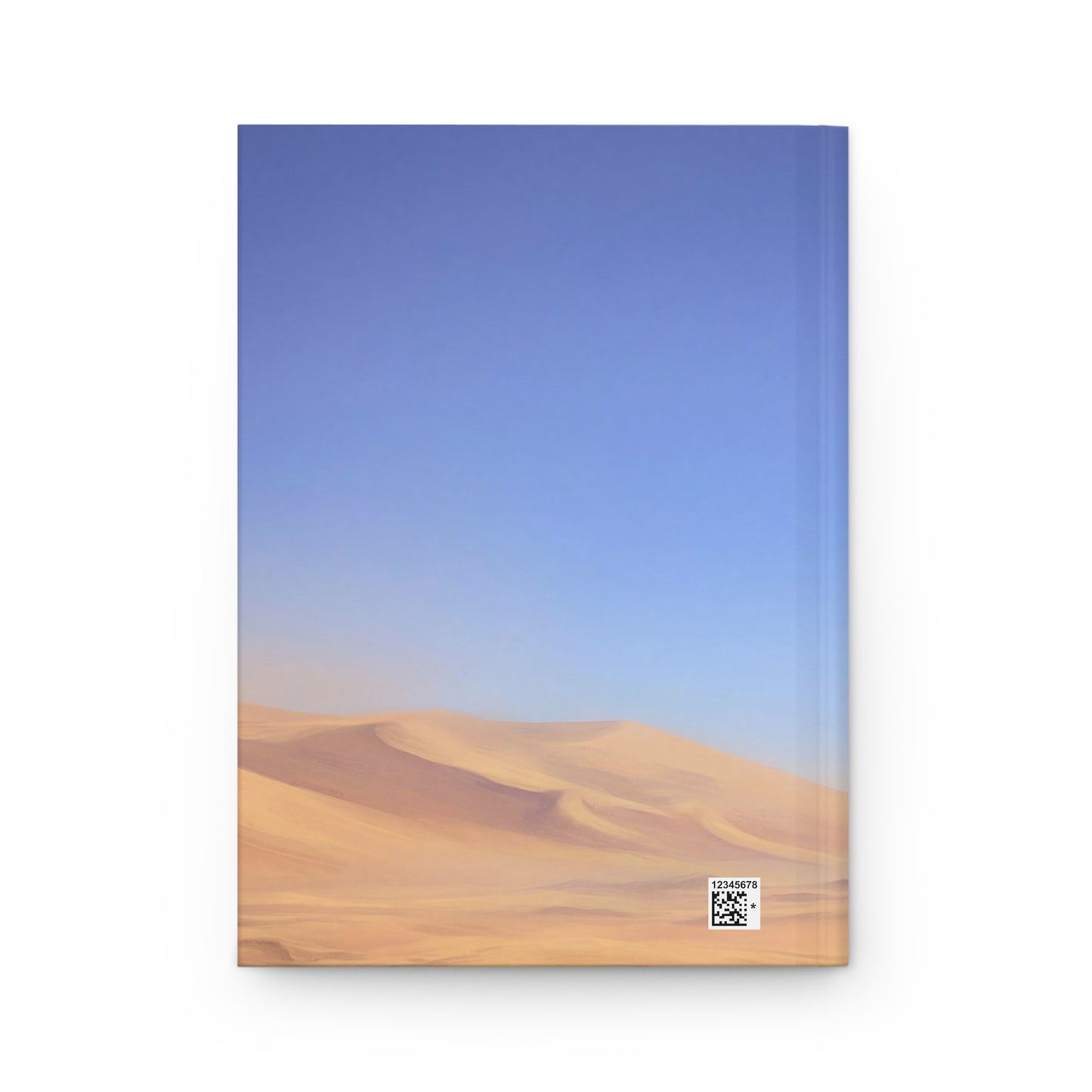 Regal Rhinoceros in Desert Sands Hardcover Journal Matte – Whimsical Guardian of the Dunes