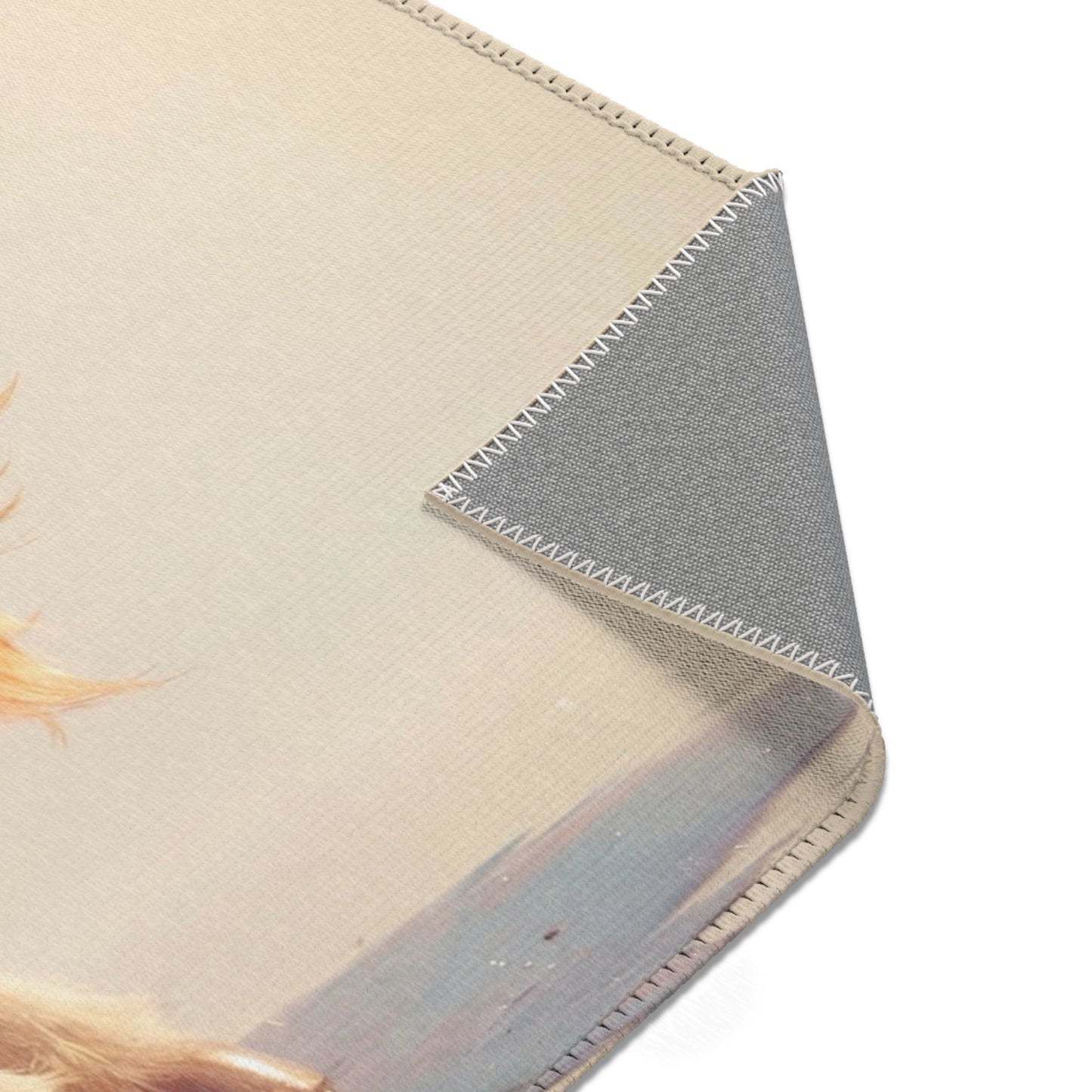 Rainbow Mane Unicorn Area Rug – Sunset Dreamer’s Gentle Stroll