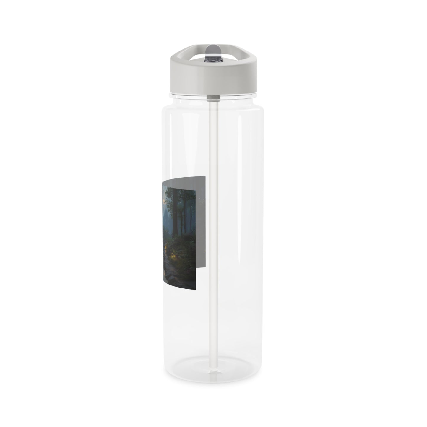 Glowing Tree Stream Tritan Water Bottle – Bioluminescent Forest Pathway
