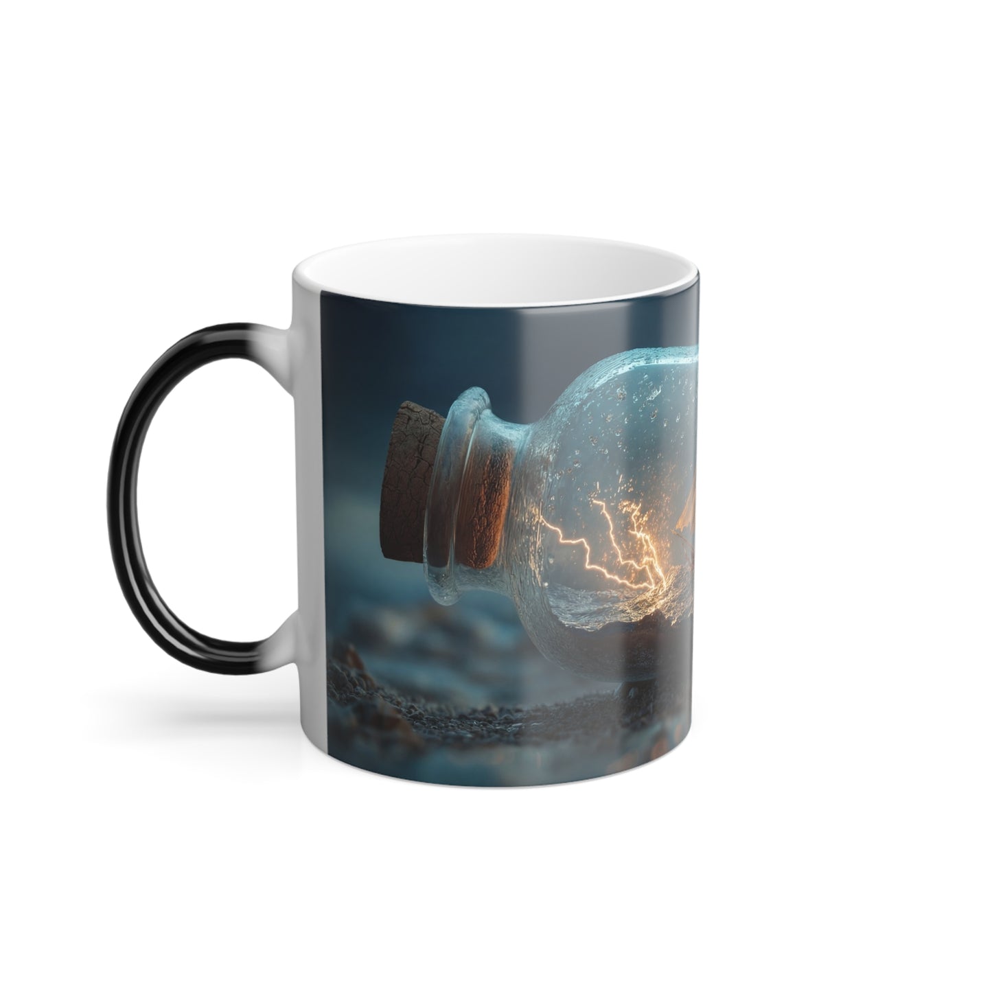 Stormbound Galleon Color Morphing Mug, 11oz – Thunderous Voyage Miniature World