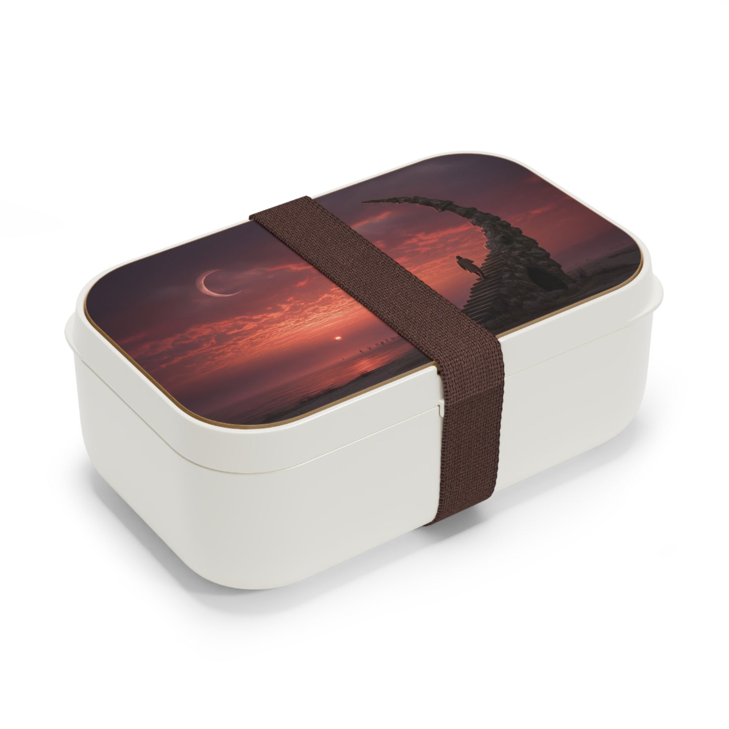Crescent Gate Bento Lunch Box – Twilight Stairway Journey