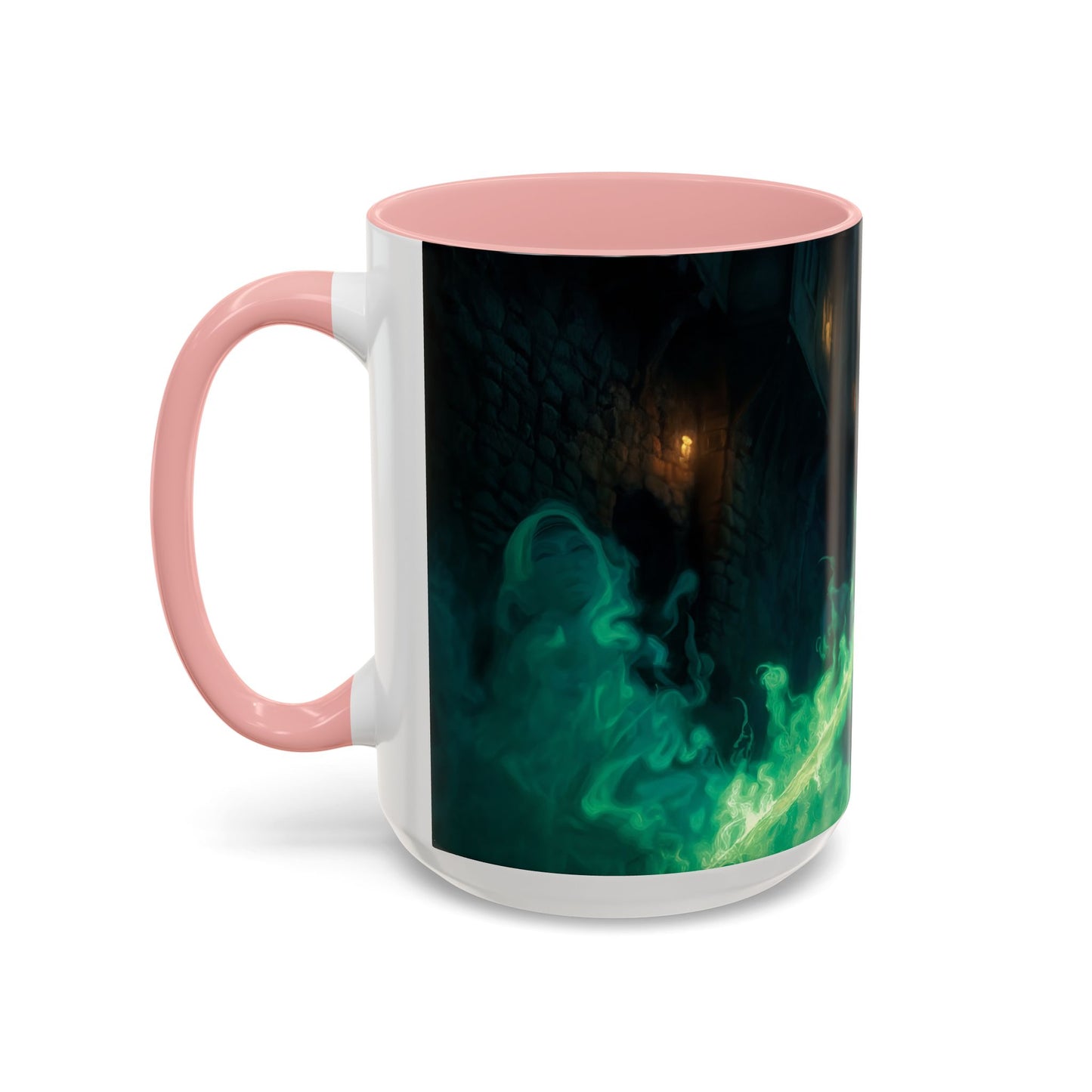 Glimmerblade Gnome Mug – Emerald Spirit Knight Coffee Cup