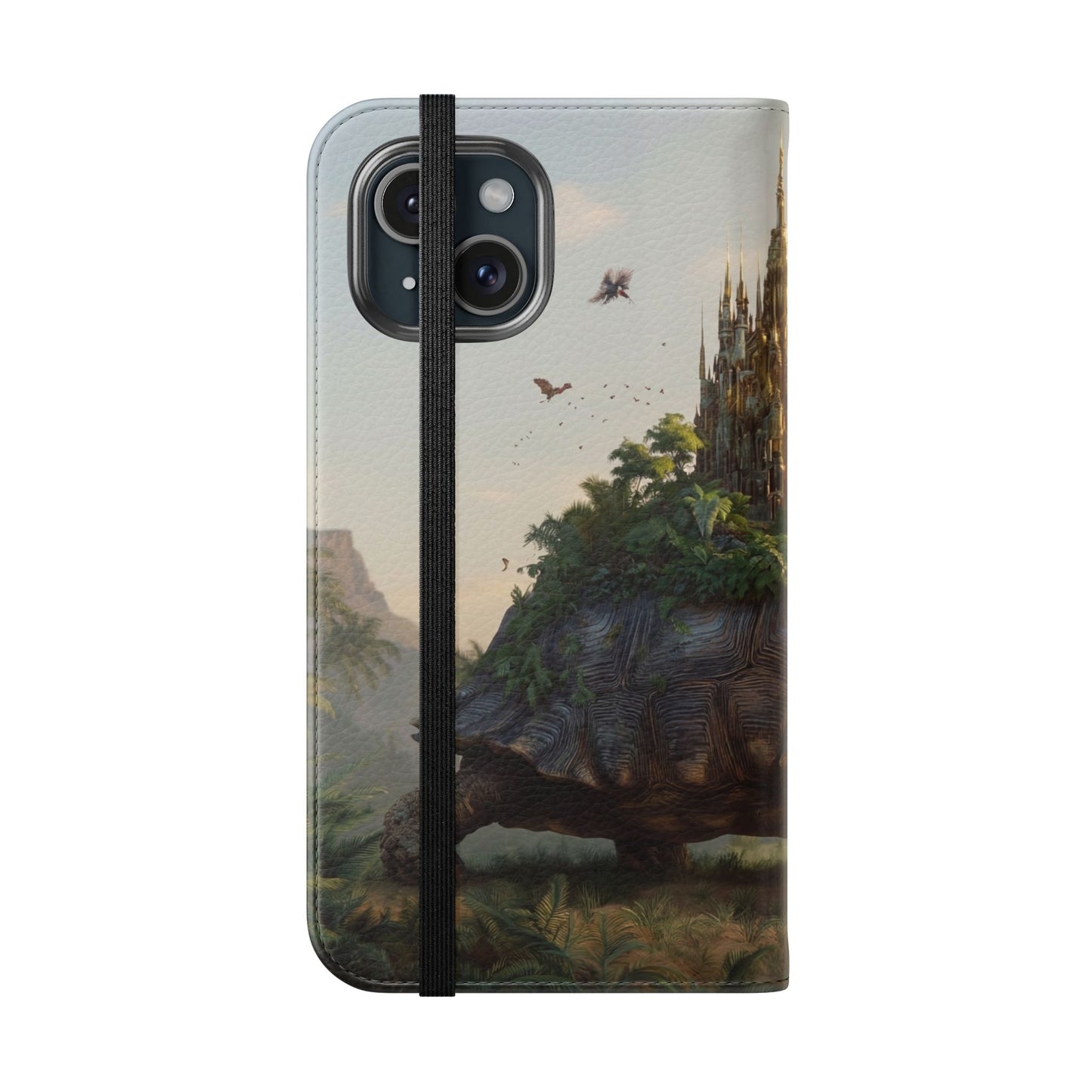 Castle Turtle Flip Cases – Golden Spire Jungle Guardian