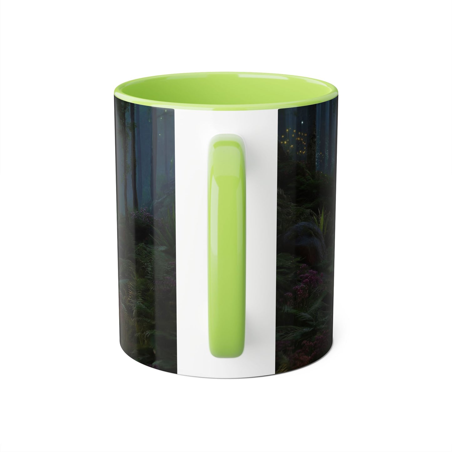 Blue Beam Forest Accent Mugs, 11oz – Luminescent Grove Streamside