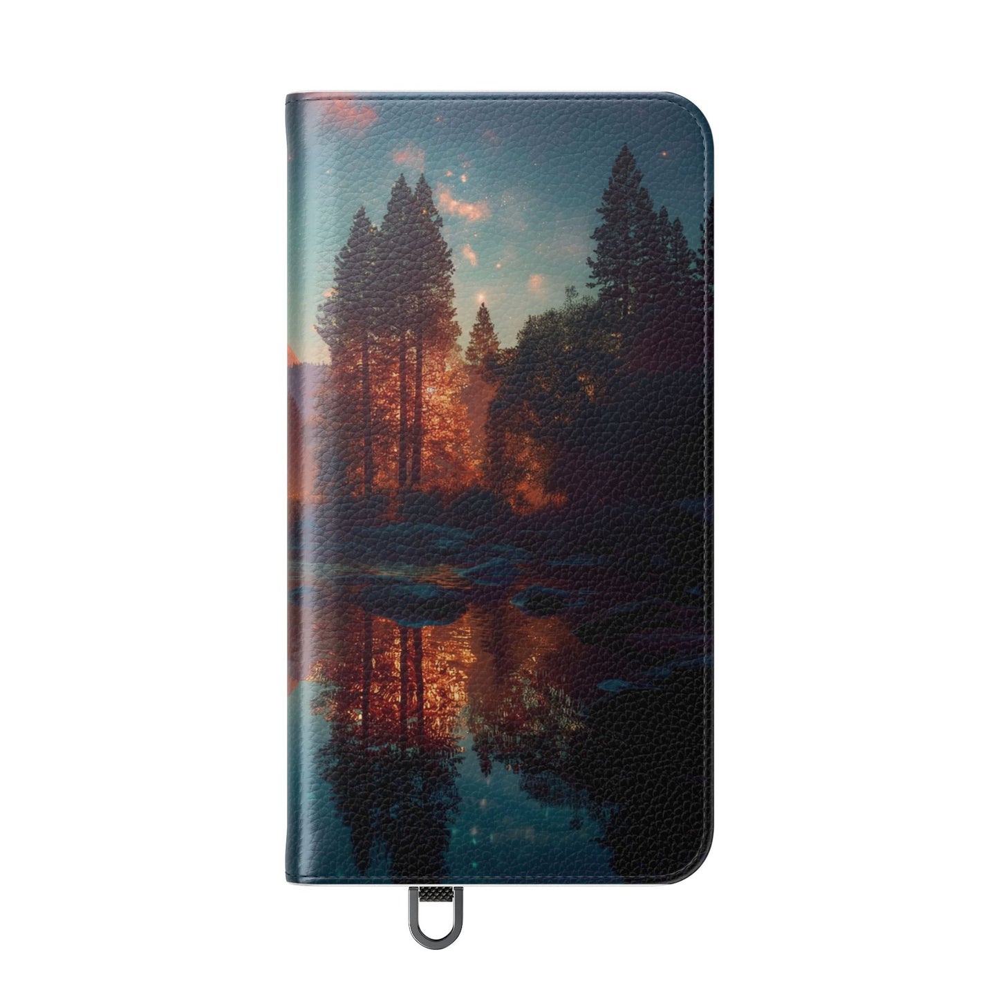 Starlit Valley Flip Cases – Twilight River and Half Dome Reflections
