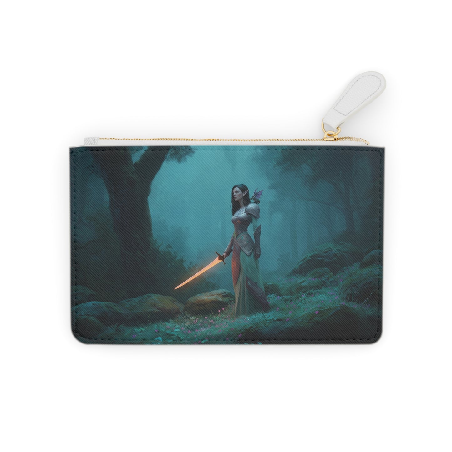Elven Sentinel Mini Clutch Bag – Twilight Forest Guardian