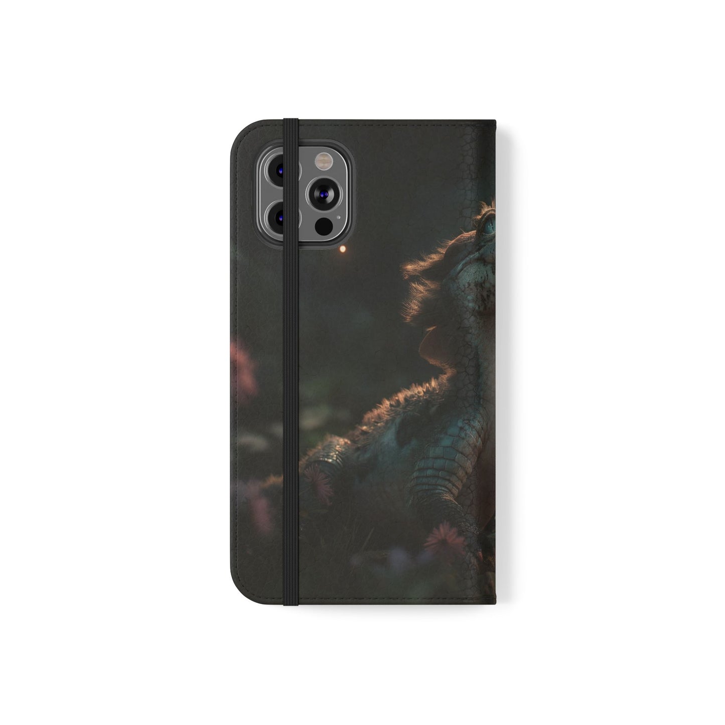 Crocodile Butterfly Flip Cases – Tender Guardian with Moth Companion