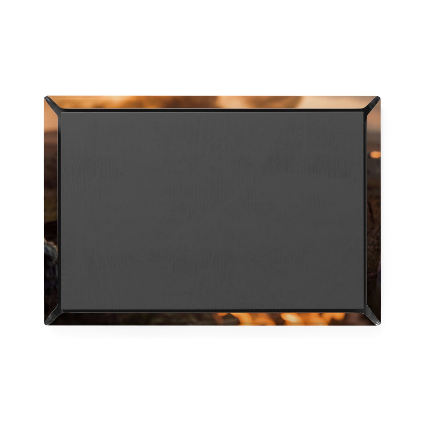 Kings of the Sunset Chess Game Button Magnet, Rectangle (1 & 10 pcs) – Twilight Throne Strategy