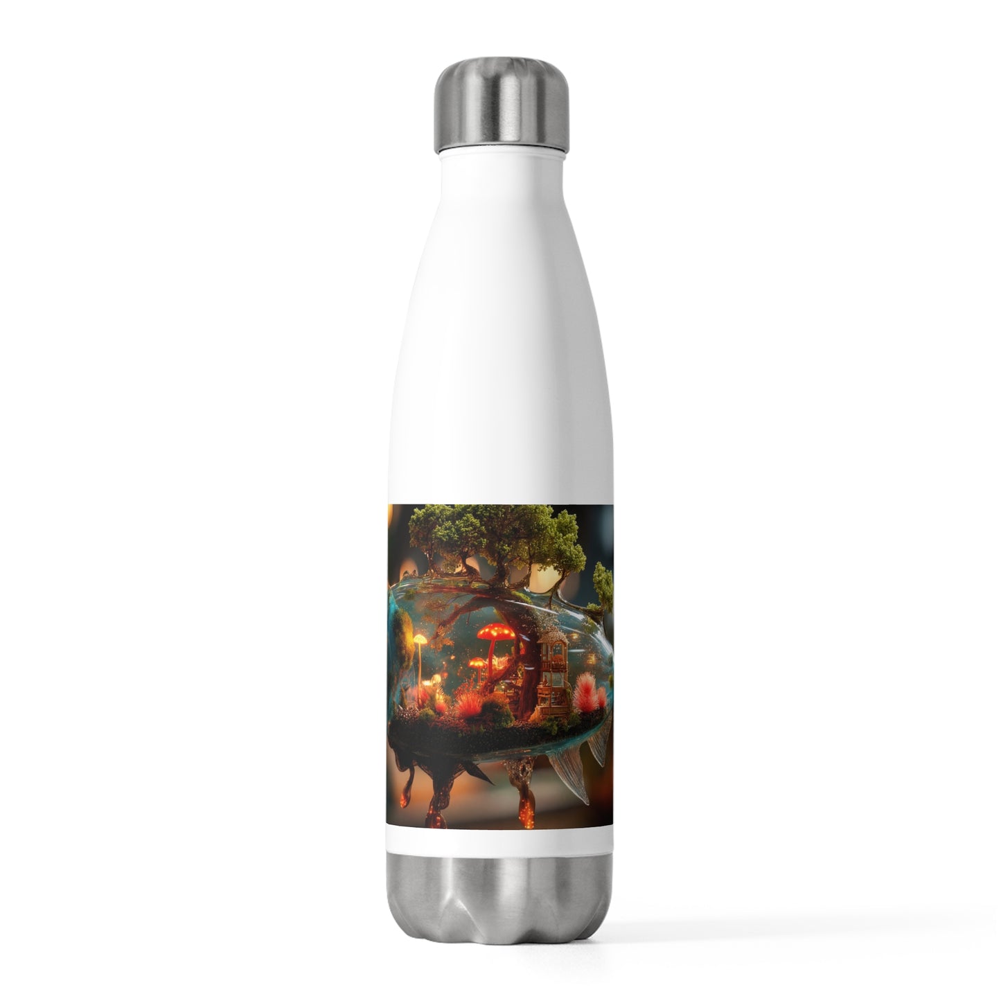 Forest Within Fish Bottle – Liquid Dreamscape Carry-All