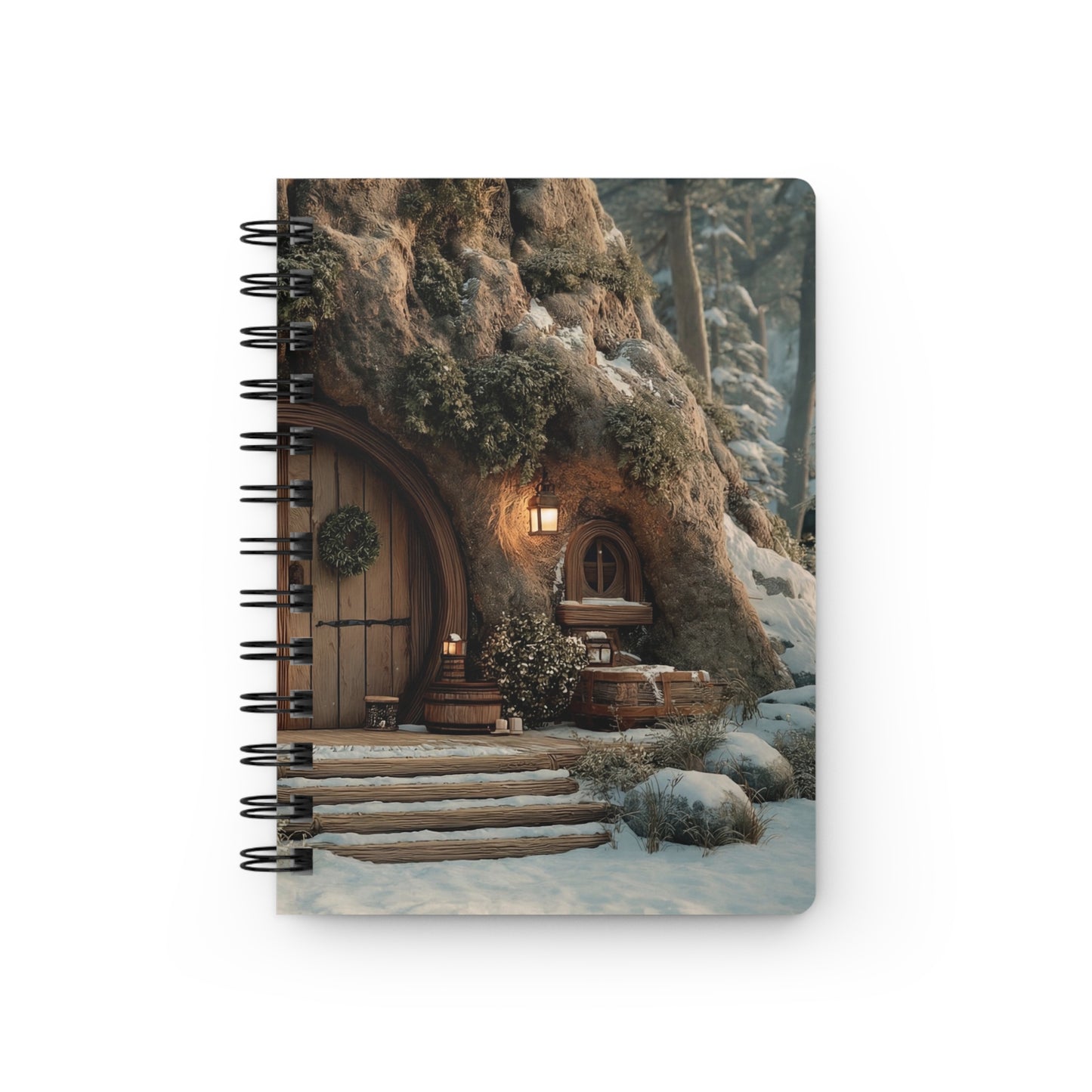 Winter Hollow Treehouse Journal – Snow-Covered Secret Doorway