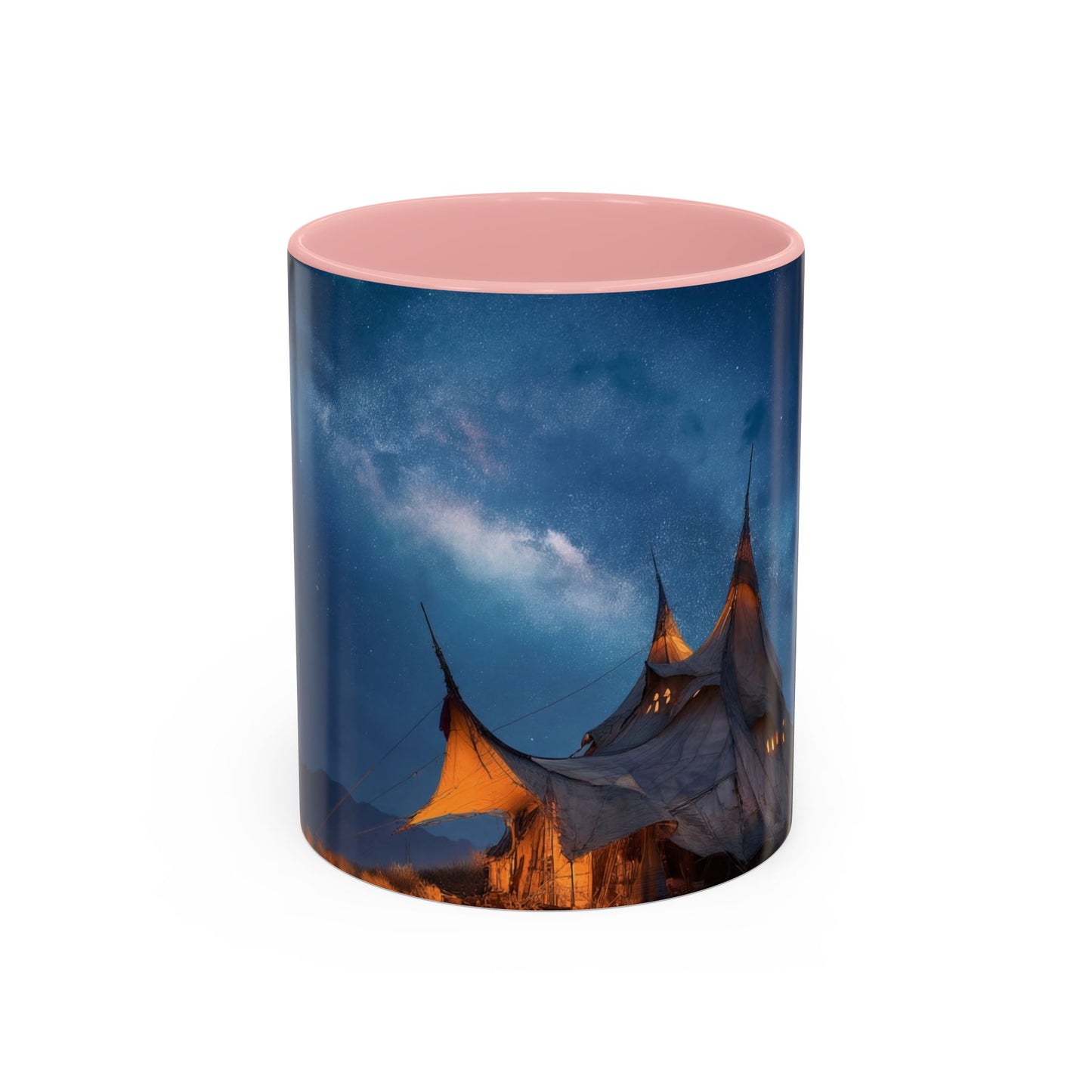 Starlit Nomad Tent Mug – Milky Way Haven Coffee Cup
