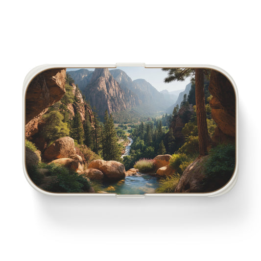 Canyon River Vista Bento Lunch Box – Sunlit Gorge Escape