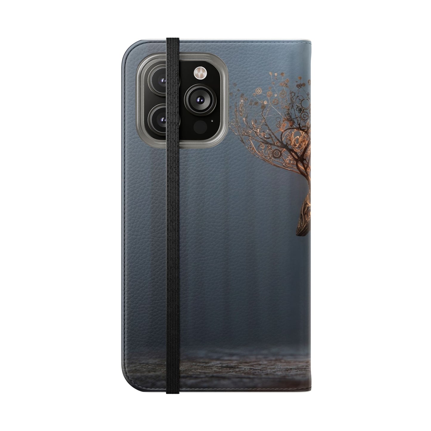 Mechanical Deer Flip Cases – Gears and Twilight Forest Guardian