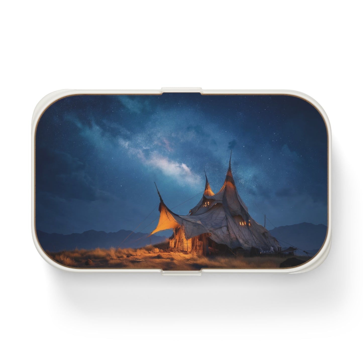 Starlit Nomad Tent Bento Lunch Box – Milky Way Haven