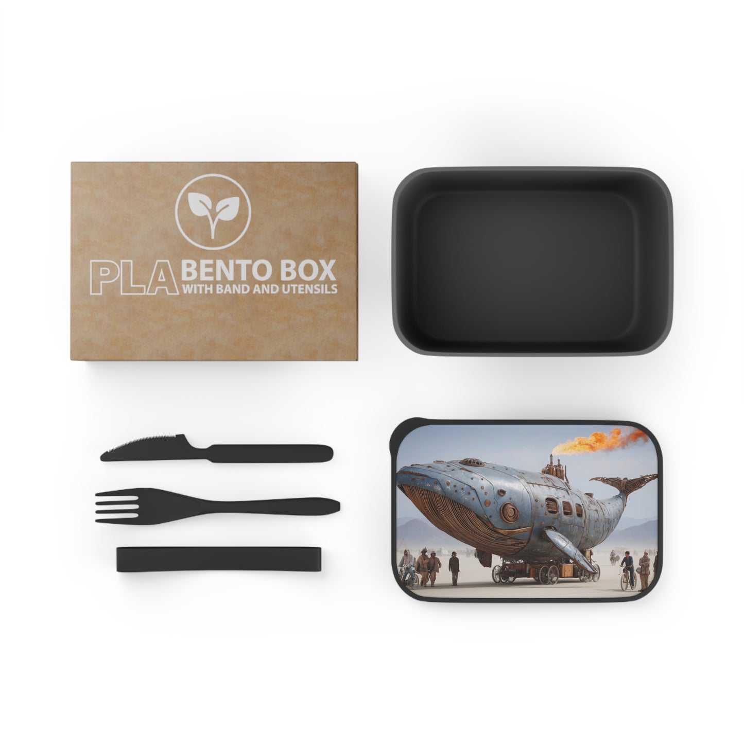 Steam Whale Bento Box – Iron Leviathan on the Salt Flats