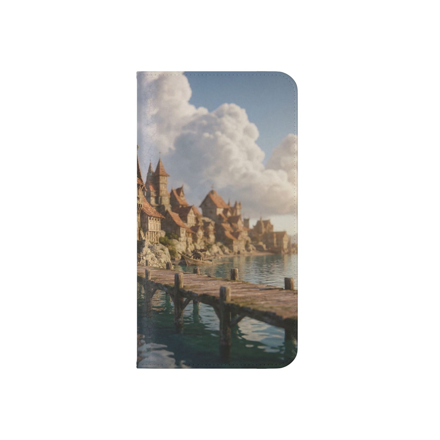 Cobblestone Harbor Flip Cases – Timber Town Seaside Walkway