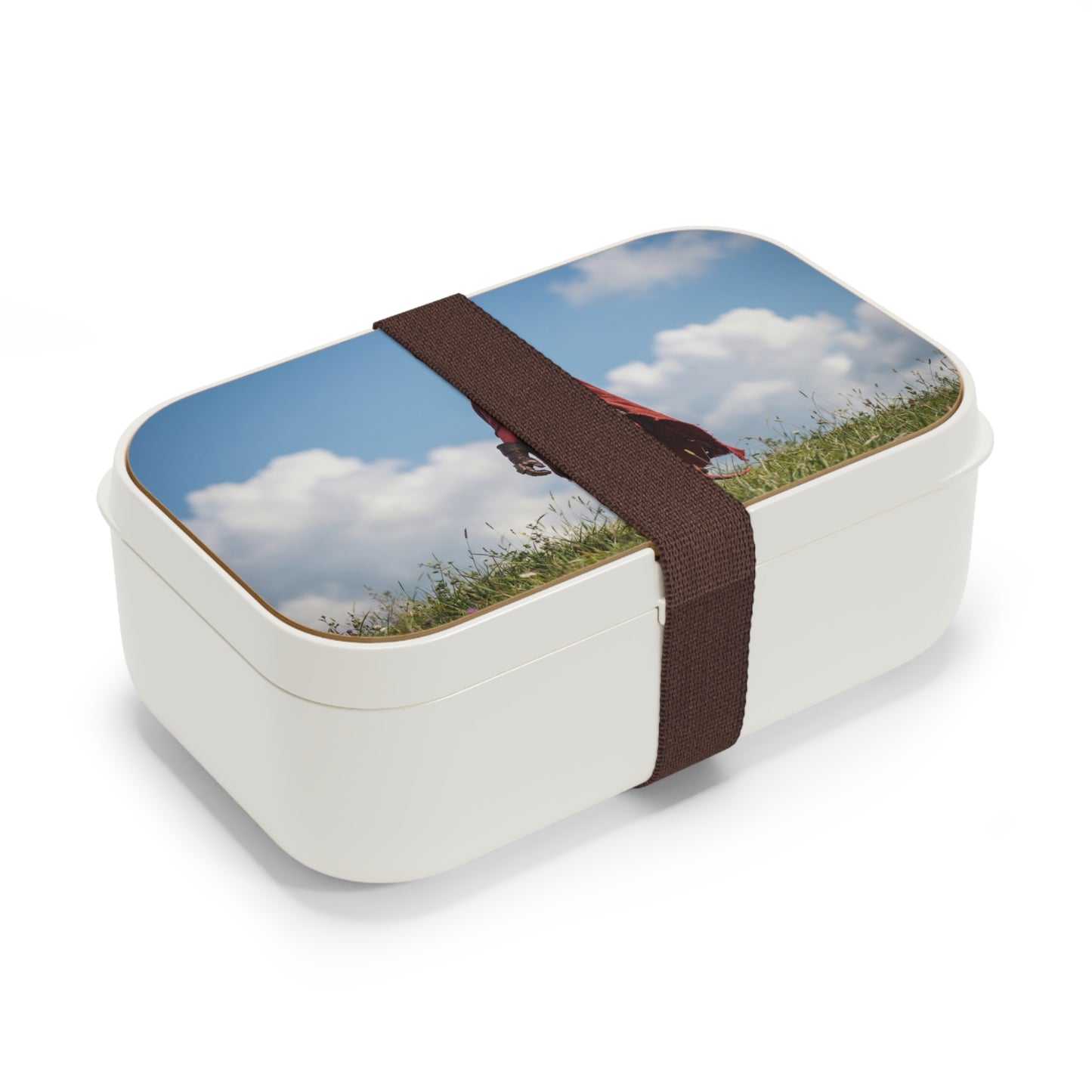 Horned Guardian Bento Lunch Box – Standing Tall in Sunlit Fields