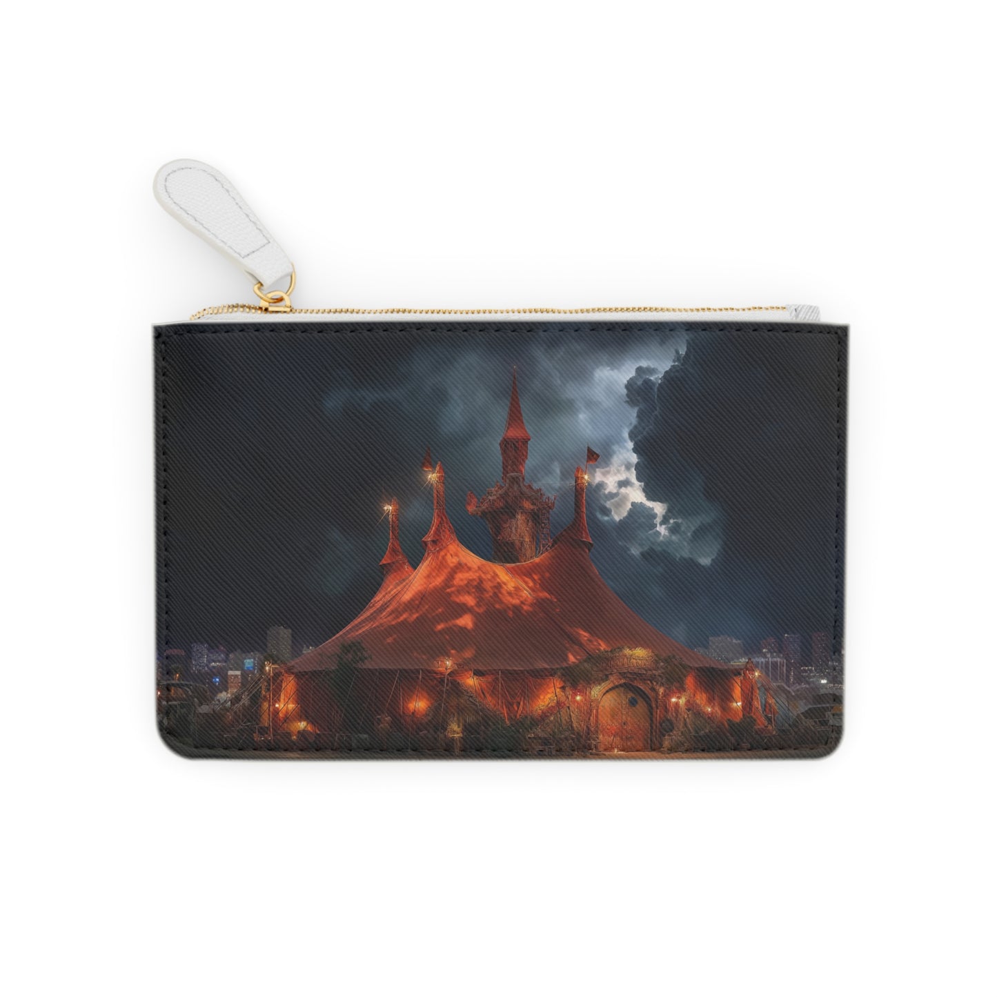 Crimson Carnival Tent Mini Clutch Bag – Whispers of the Midnight Show