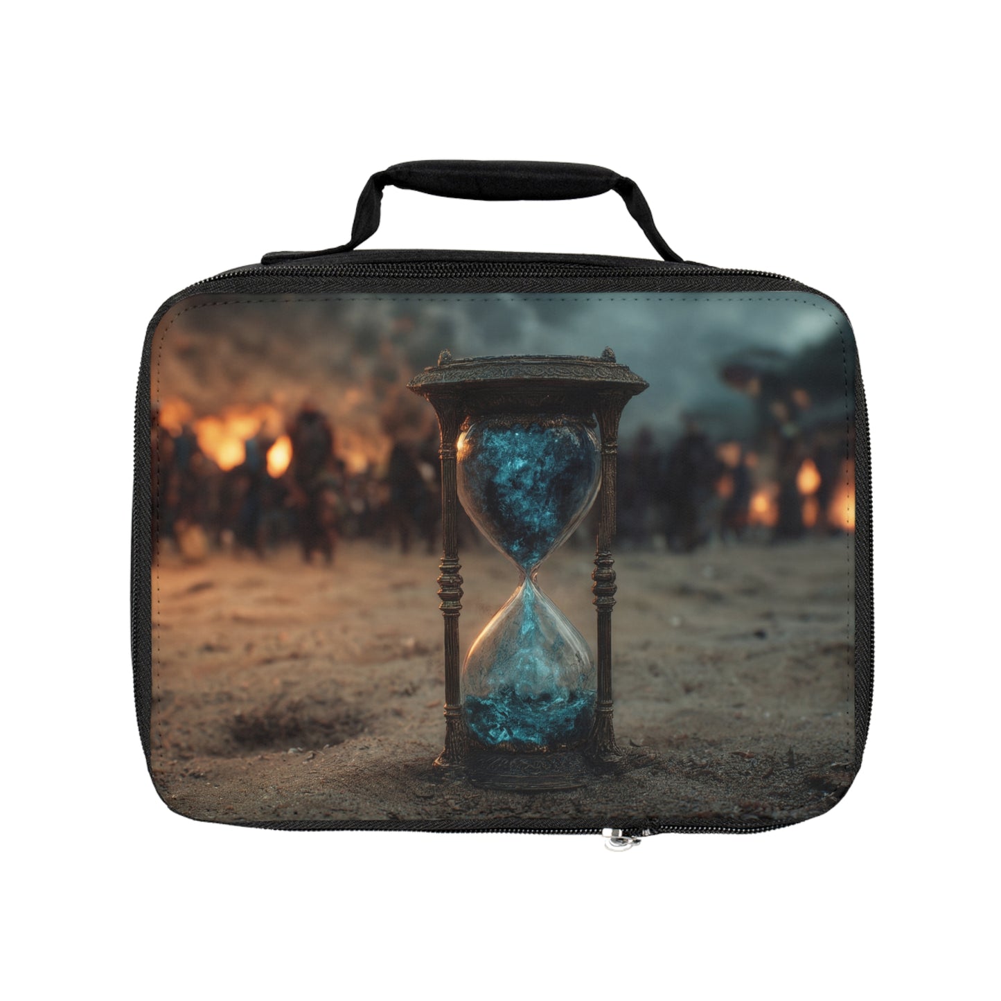 Hourglass of Destiny Lunch Bag – Blue Sands Before the Battle