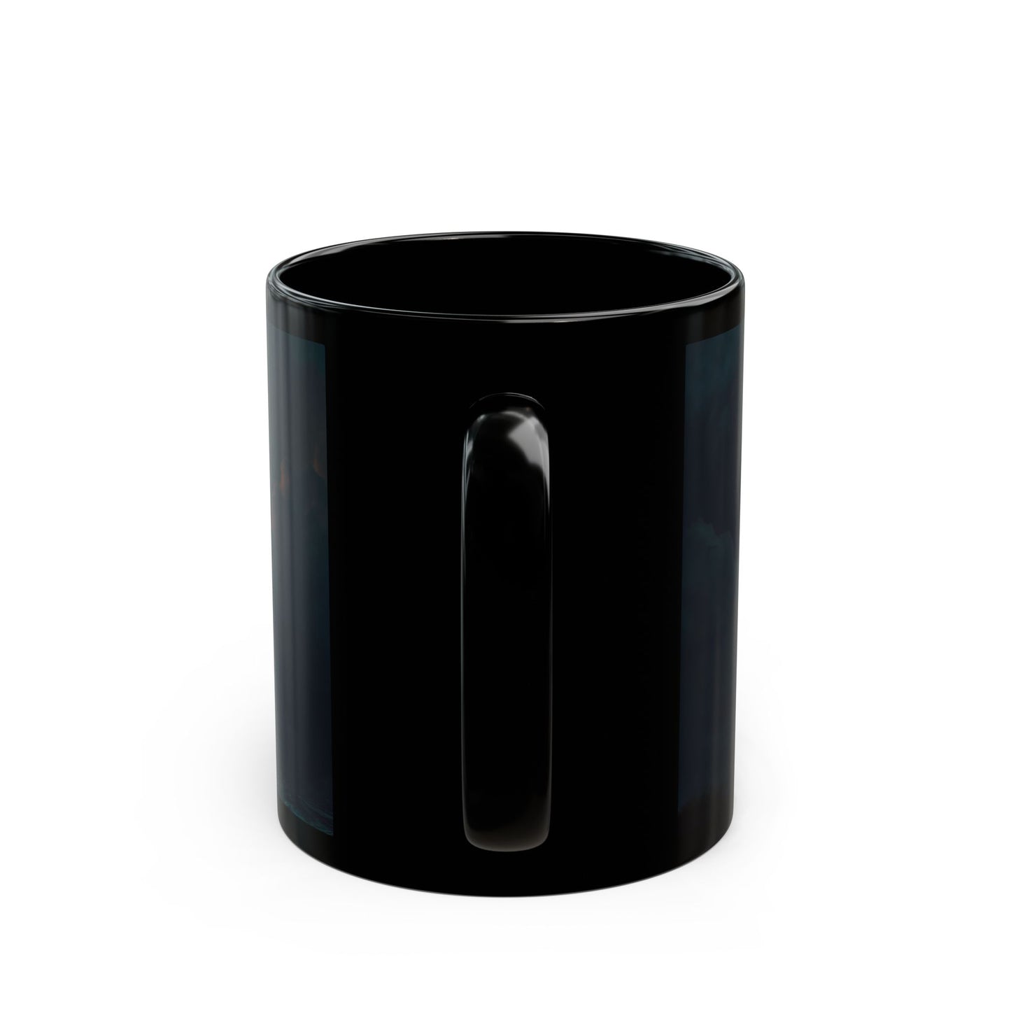 Starlit Galleon Black Mug – Midnight Voyage Through Celestial Skies