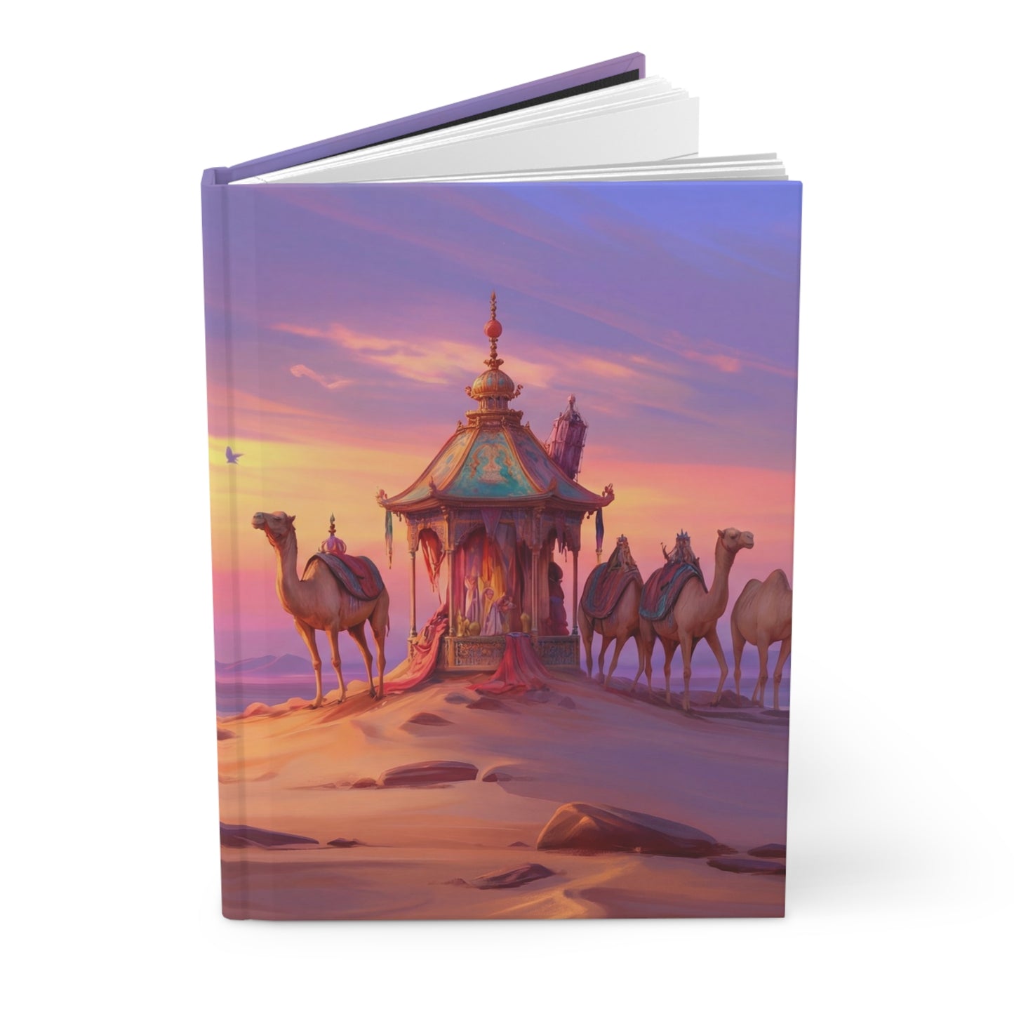 Desert Mirage Pavilion Journal Matte – Sunset Oasis Dreamscape