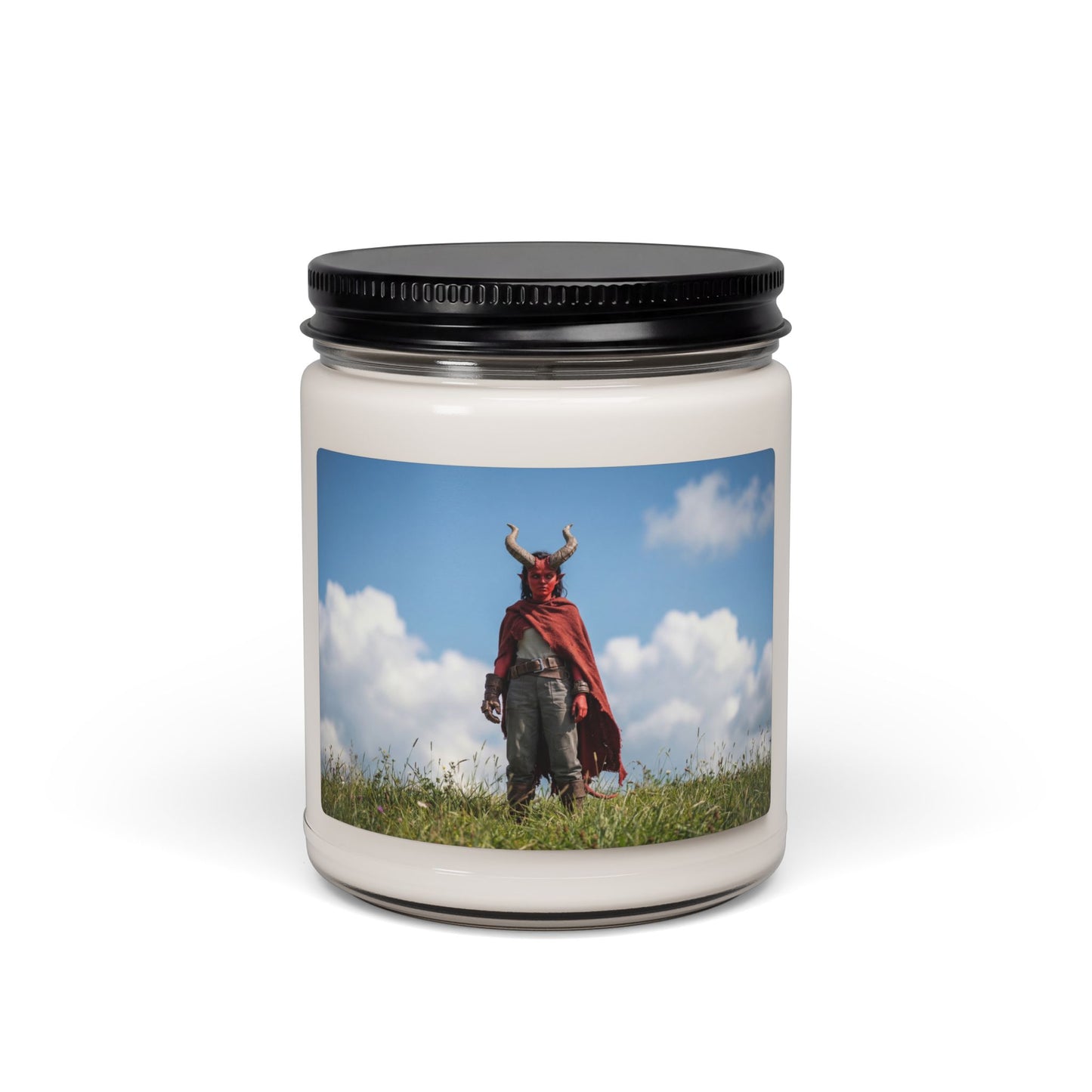 Horned Guardian Scented Soy Candle, 9oz – Sunlit Meadow Solitude